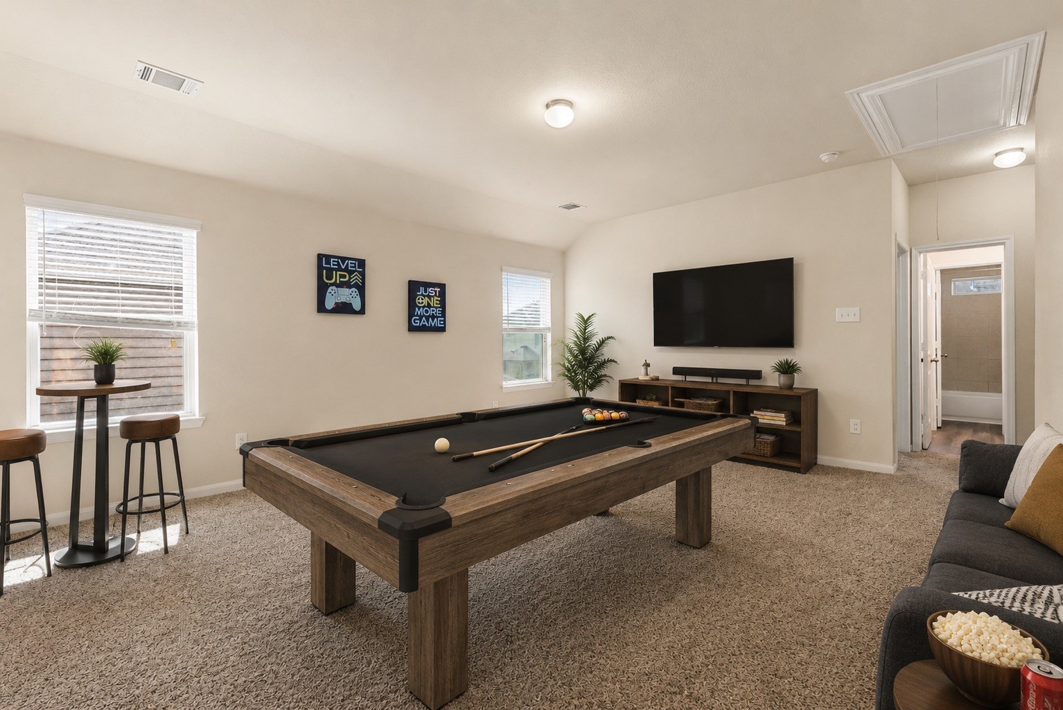 Virtual Staging: Game room