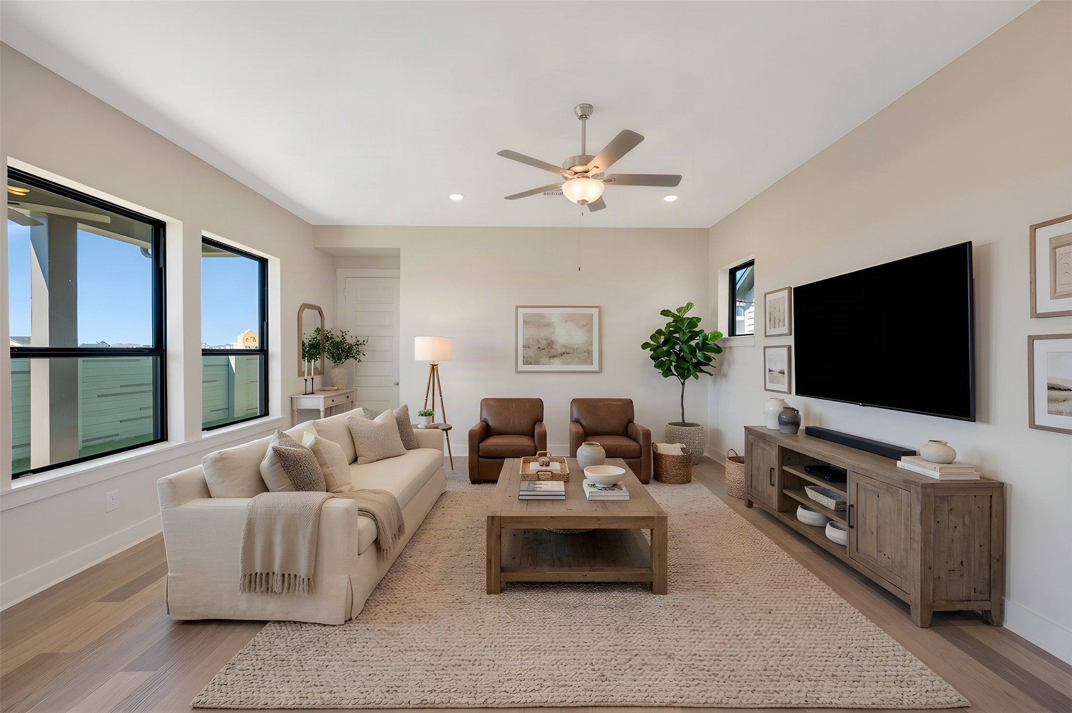 Virtually staged to give you the visual you need to see furniture placement and how the home can live.