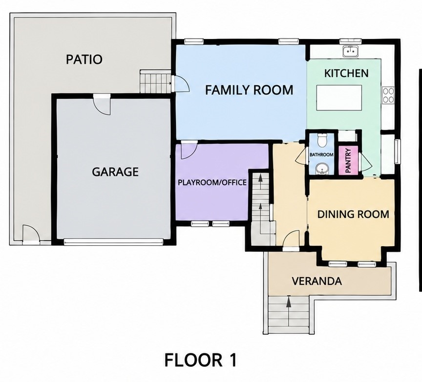 1st floor of 504 W. 10th Street.