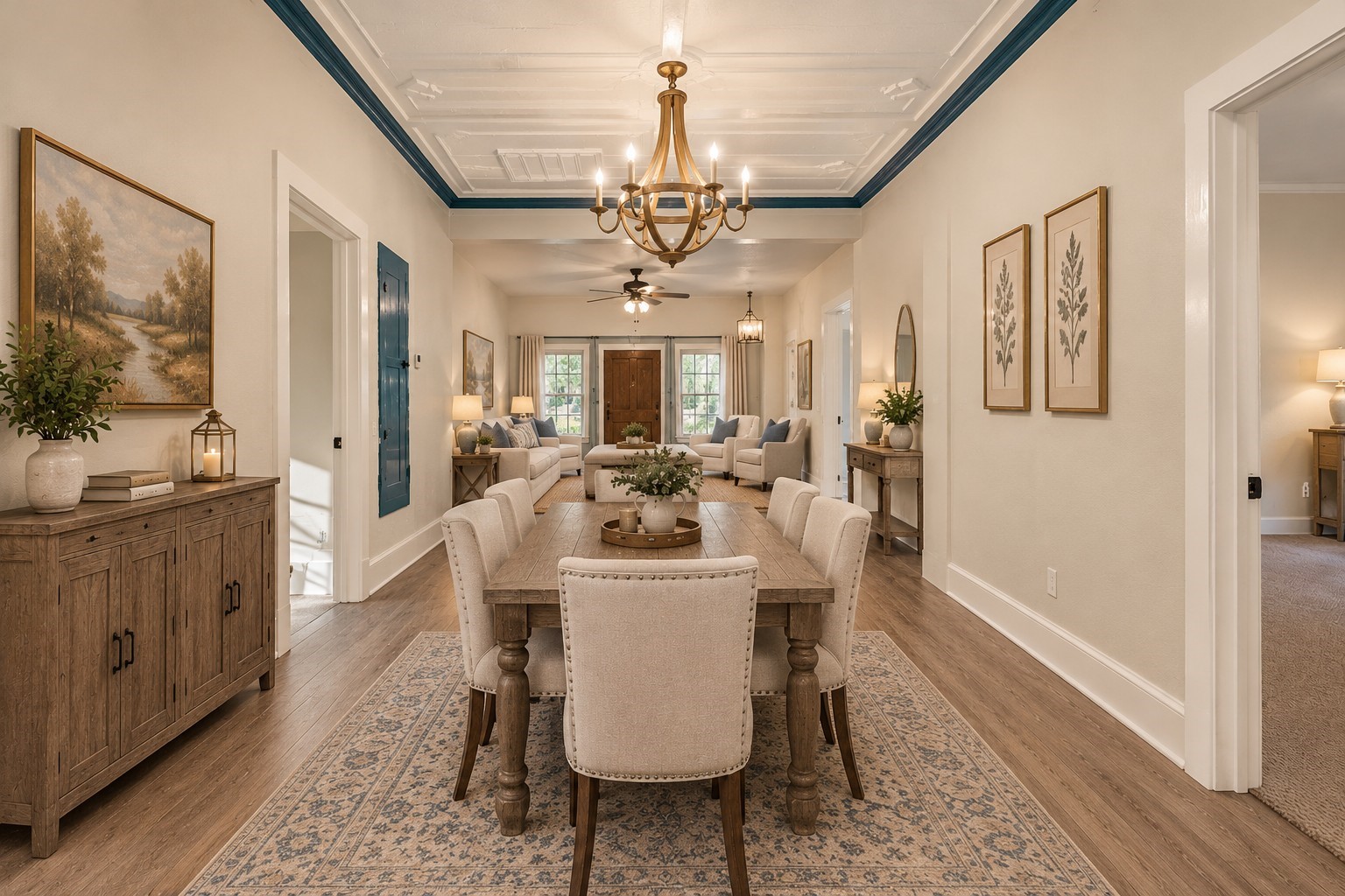 Virtually staged to show room possibility. Virtually staged to show room possibility.