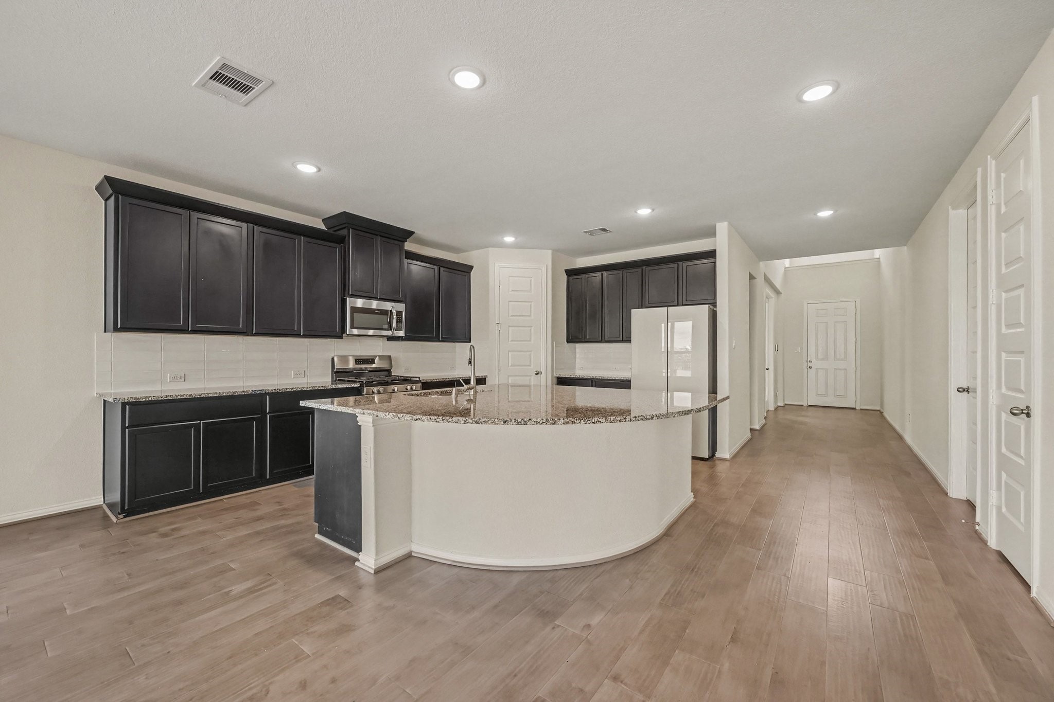 Oversized kitchen with tons of counter space Oversized kitchen with tons of counter space