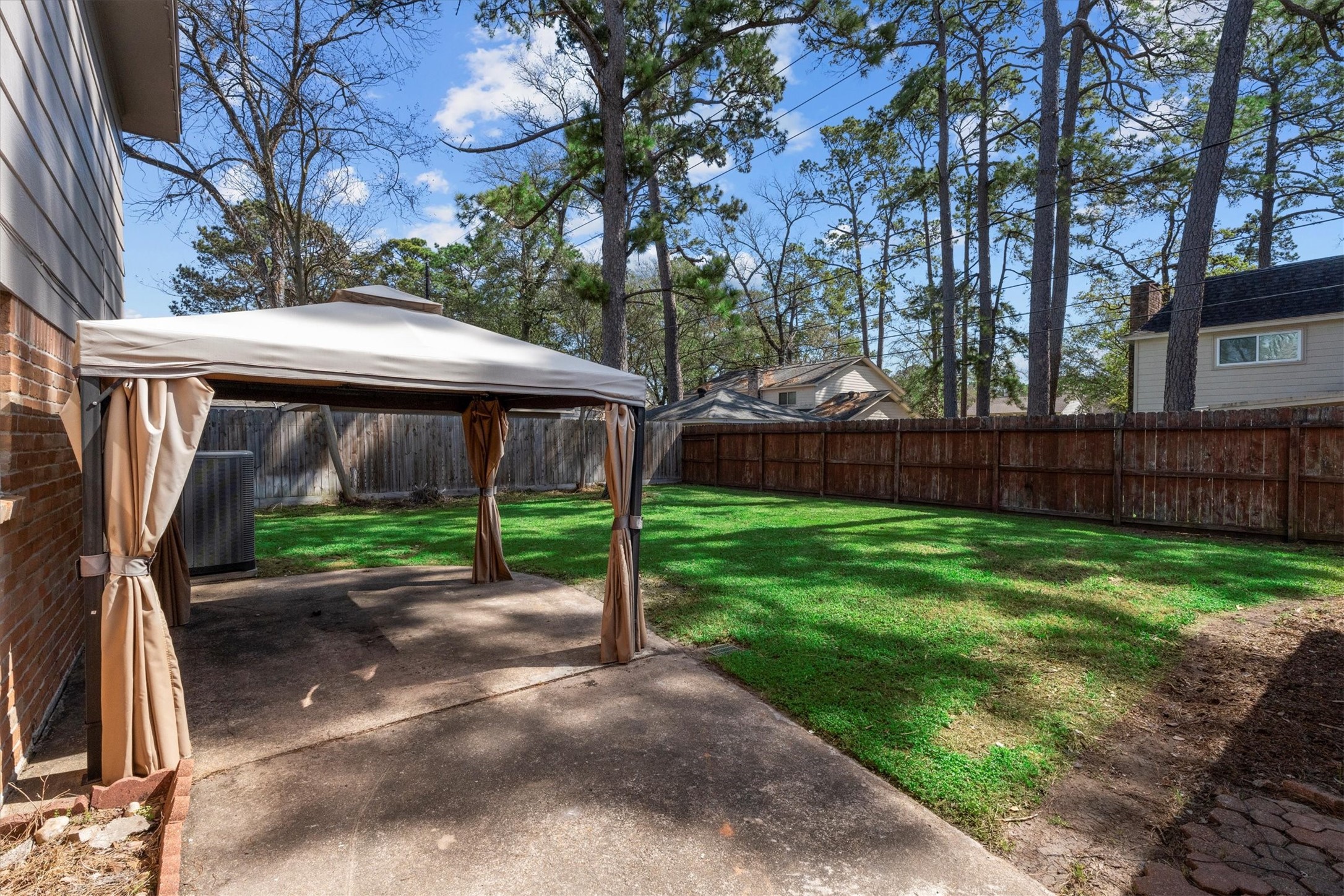 Patio with gazebo