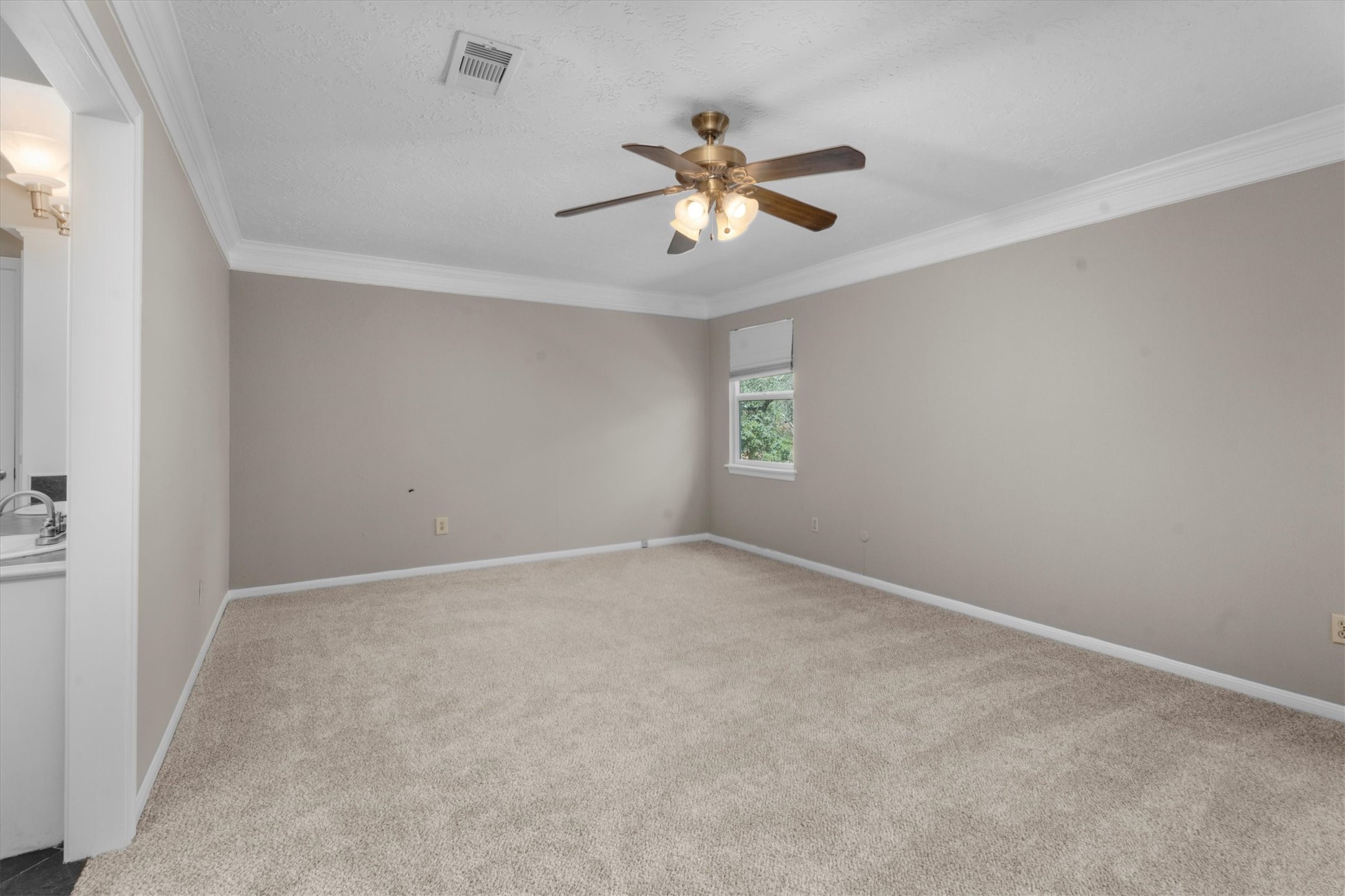 Huge Primary Bedroom
Freshly painted and brand new carpet