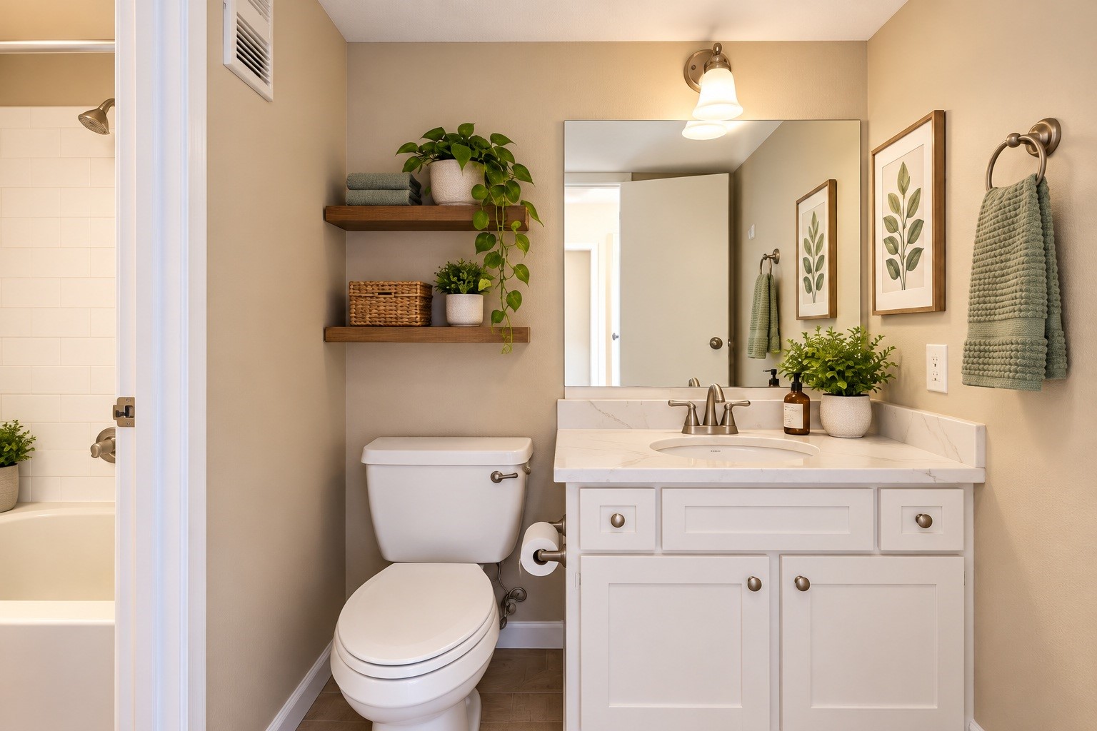AI example of finished Bathroom