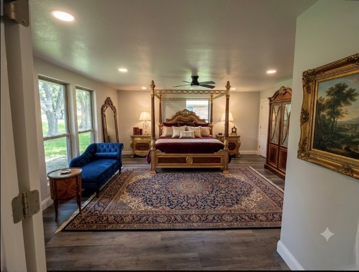 Staged Master Bedroom