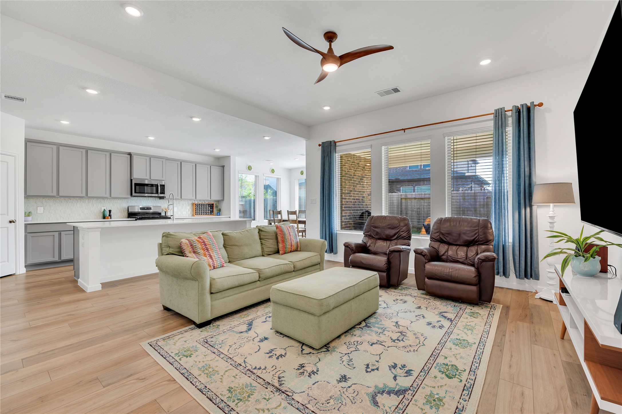 Open concept with tons of natural light!
