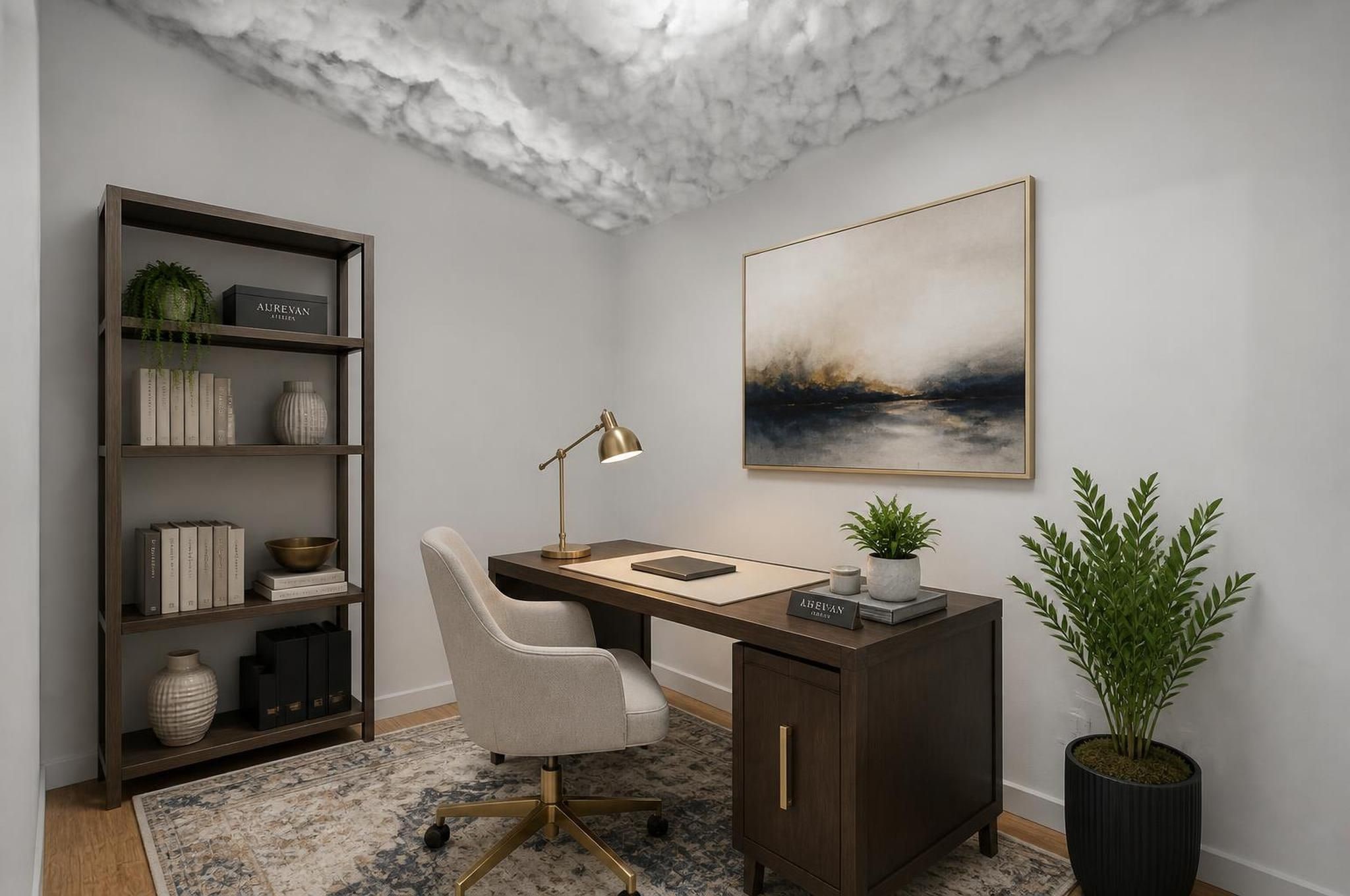 The dedicated home office adds a valuable private work area within the third-floor primary retreat. Its placement keeps the workspace separate from the main living level and sleeping areas. Virtually staged. The dedicated home office adds a valuable private work area within the third-floor primary retreat. Its placement keeps the workspace separate from the main living level and sleeping areas. Virtually staged.