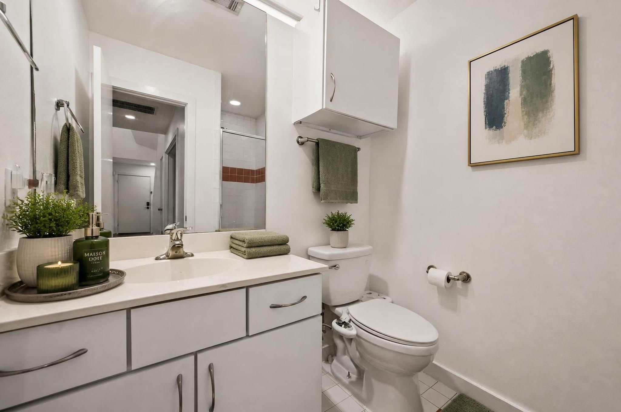 Bathroom. Virtually staged.