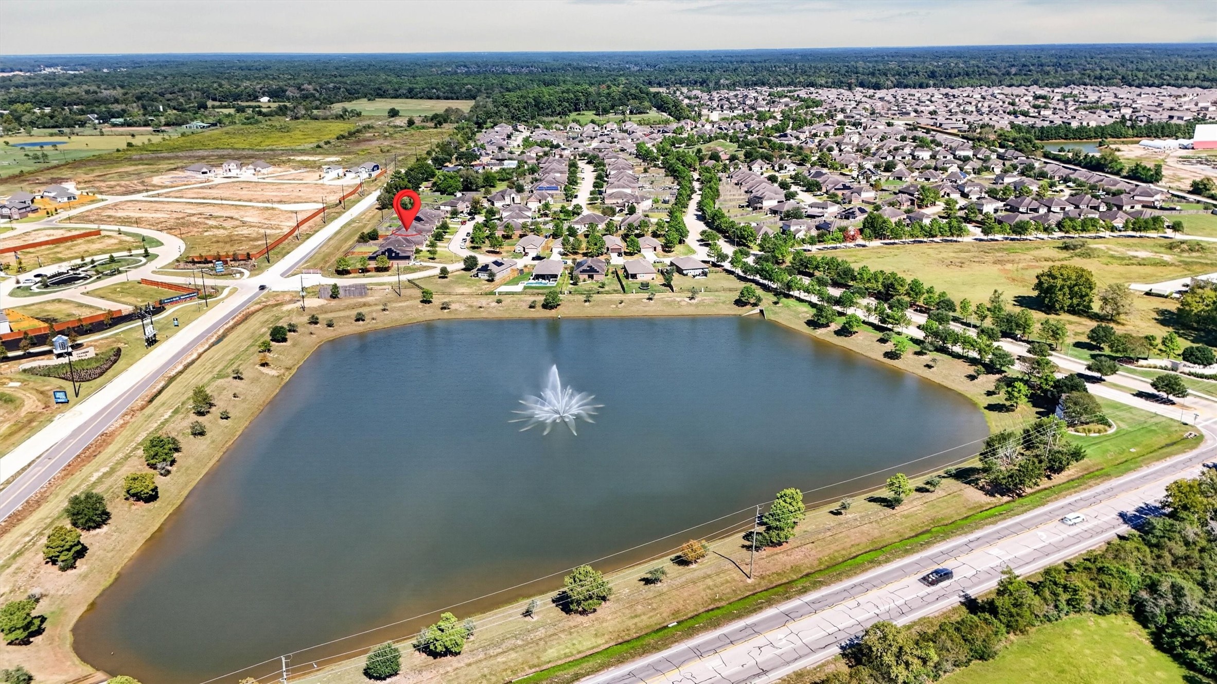 Nearby, a neighborhood pond with a striking fountain and surrounding green space adds to the settings appeal. From quiet afternoons on the patio to gatherings with friends, this home offers space to enjoy life at your own pace