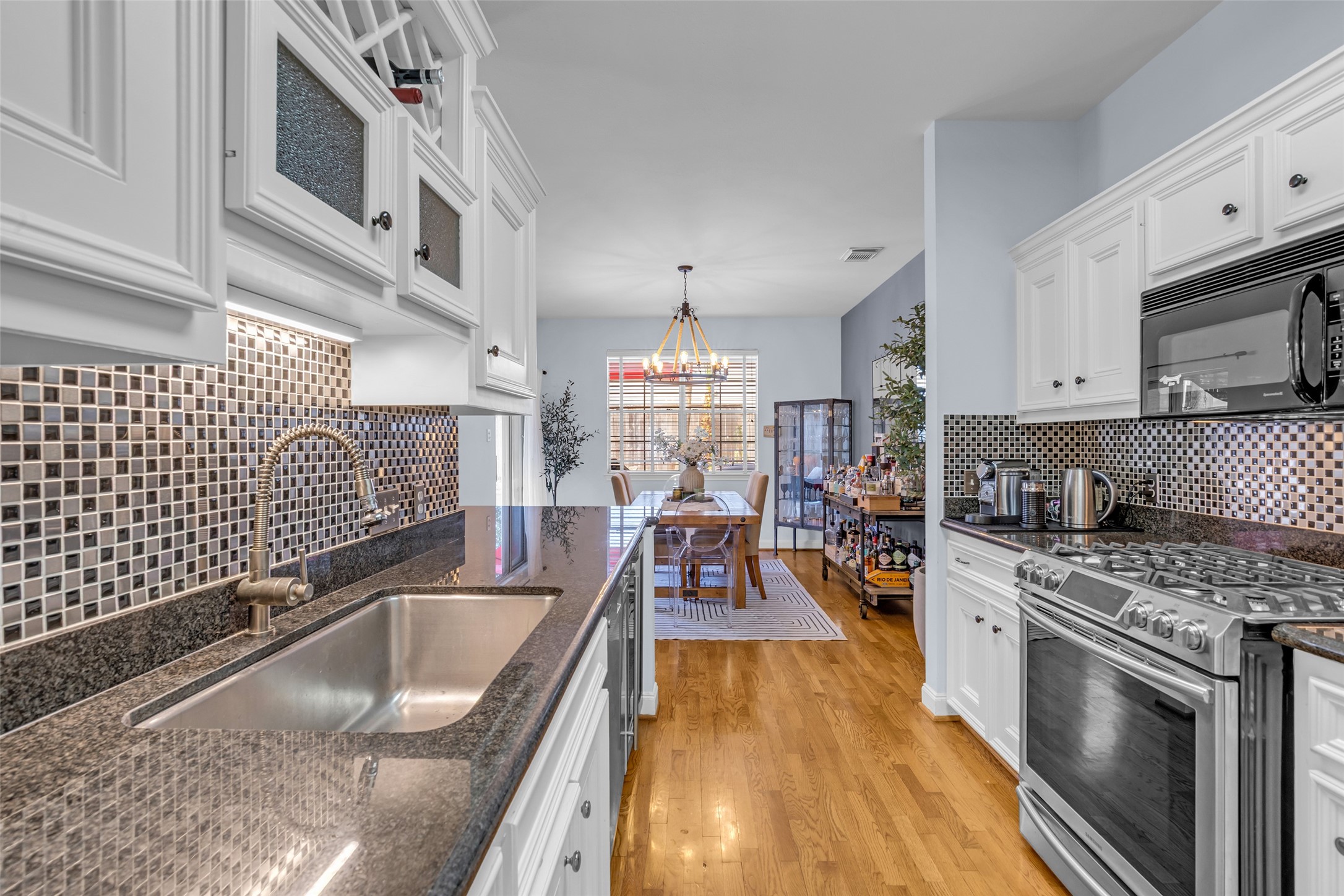 There is plenty of storage in the kitchen, including a pantry.