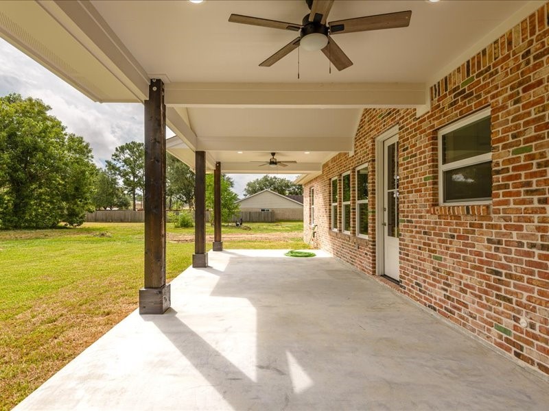 Large Covered Back Patio