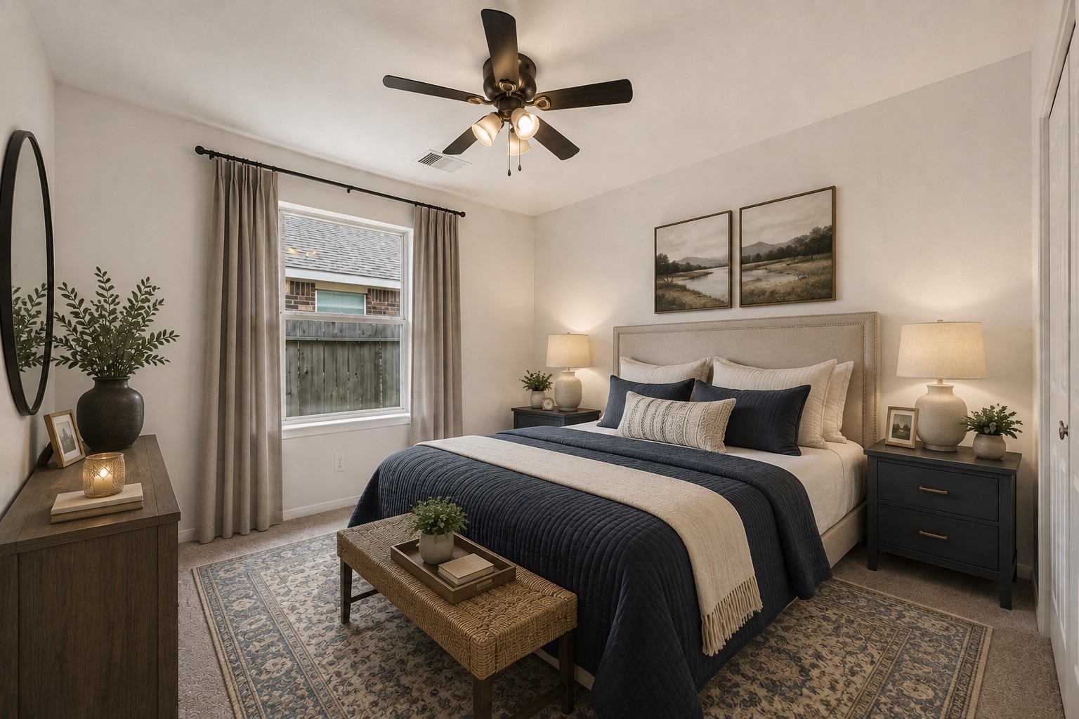 Bedroom 3 - digitally staged