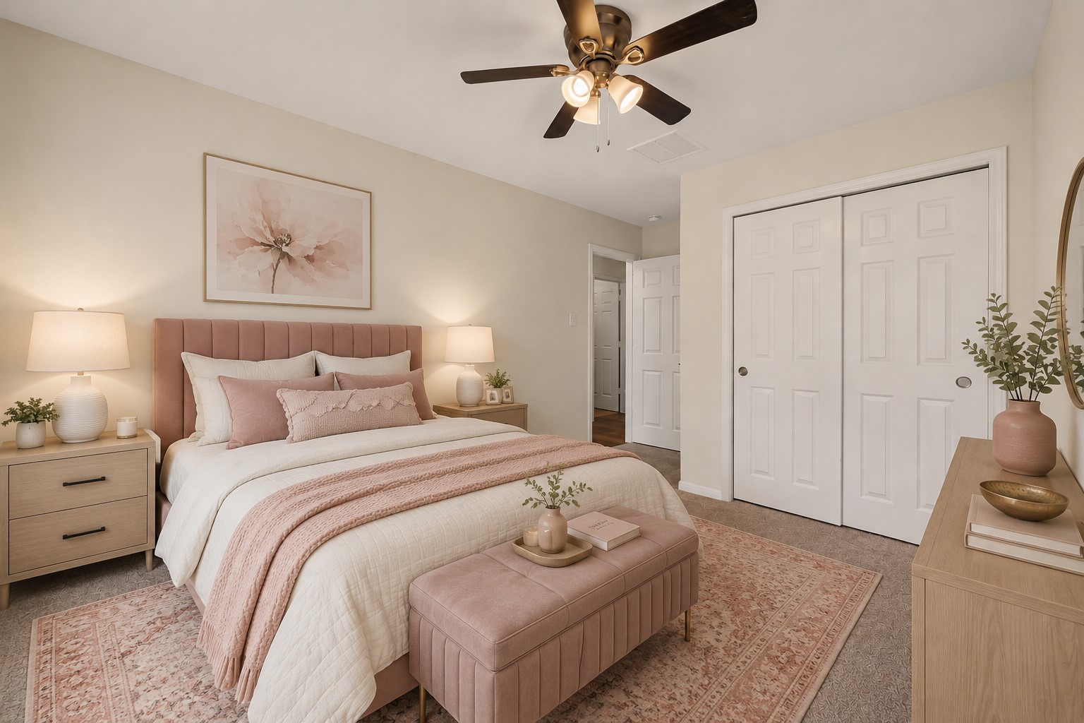 Bedroom 2 - digitally staged
