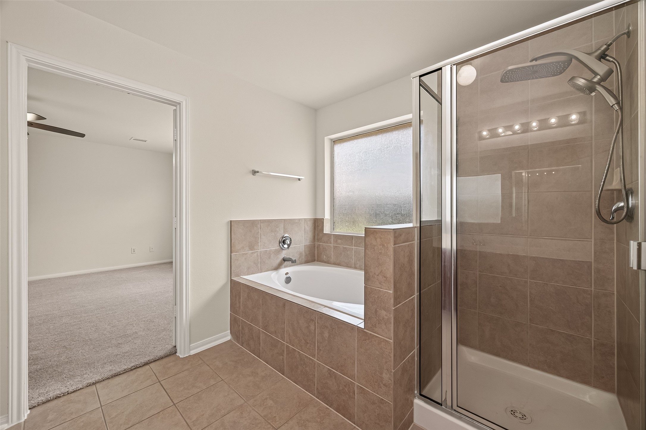 Primary Bath with Separate Shower and Tub