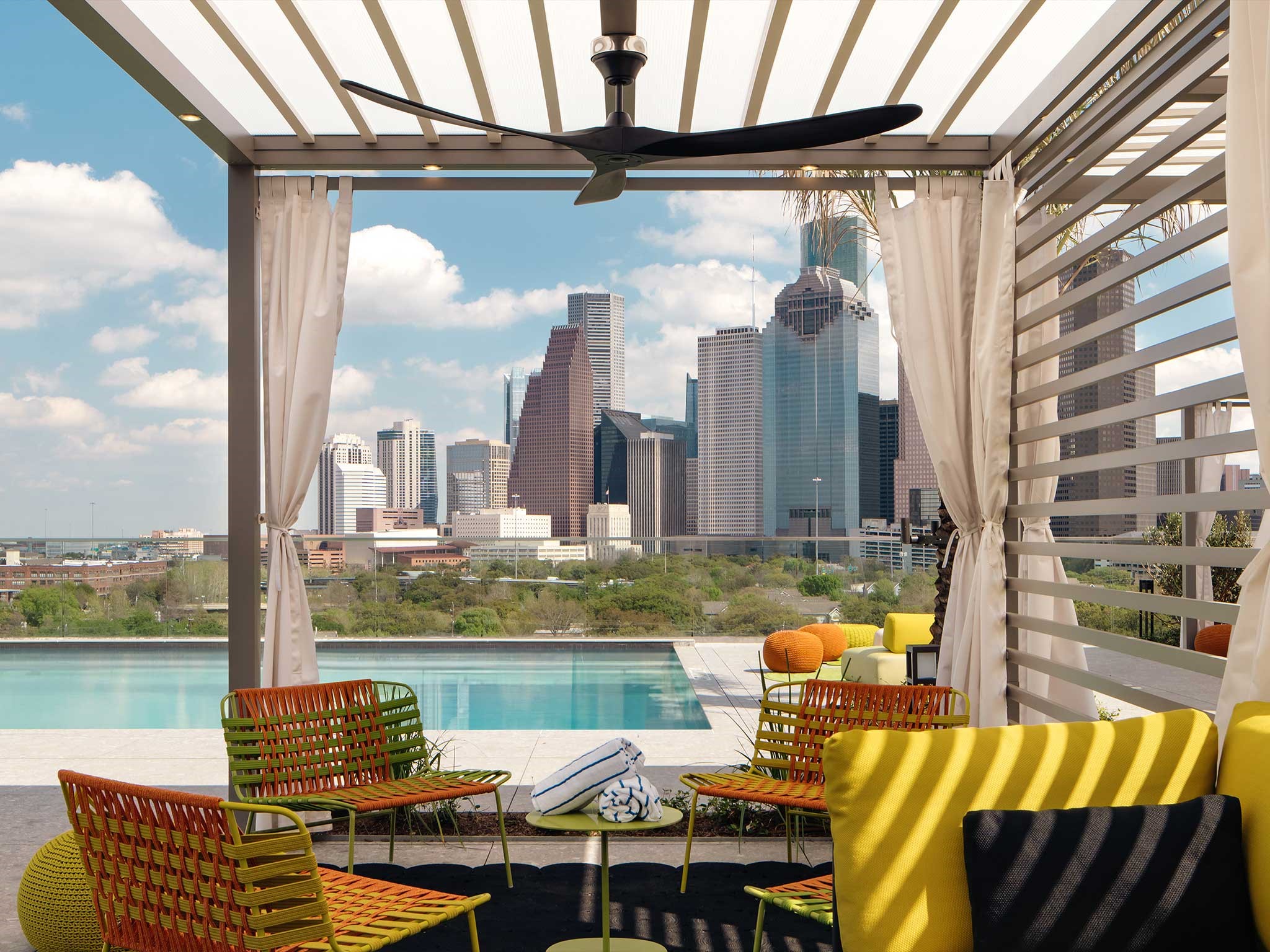 Thompson hotel pool side service.