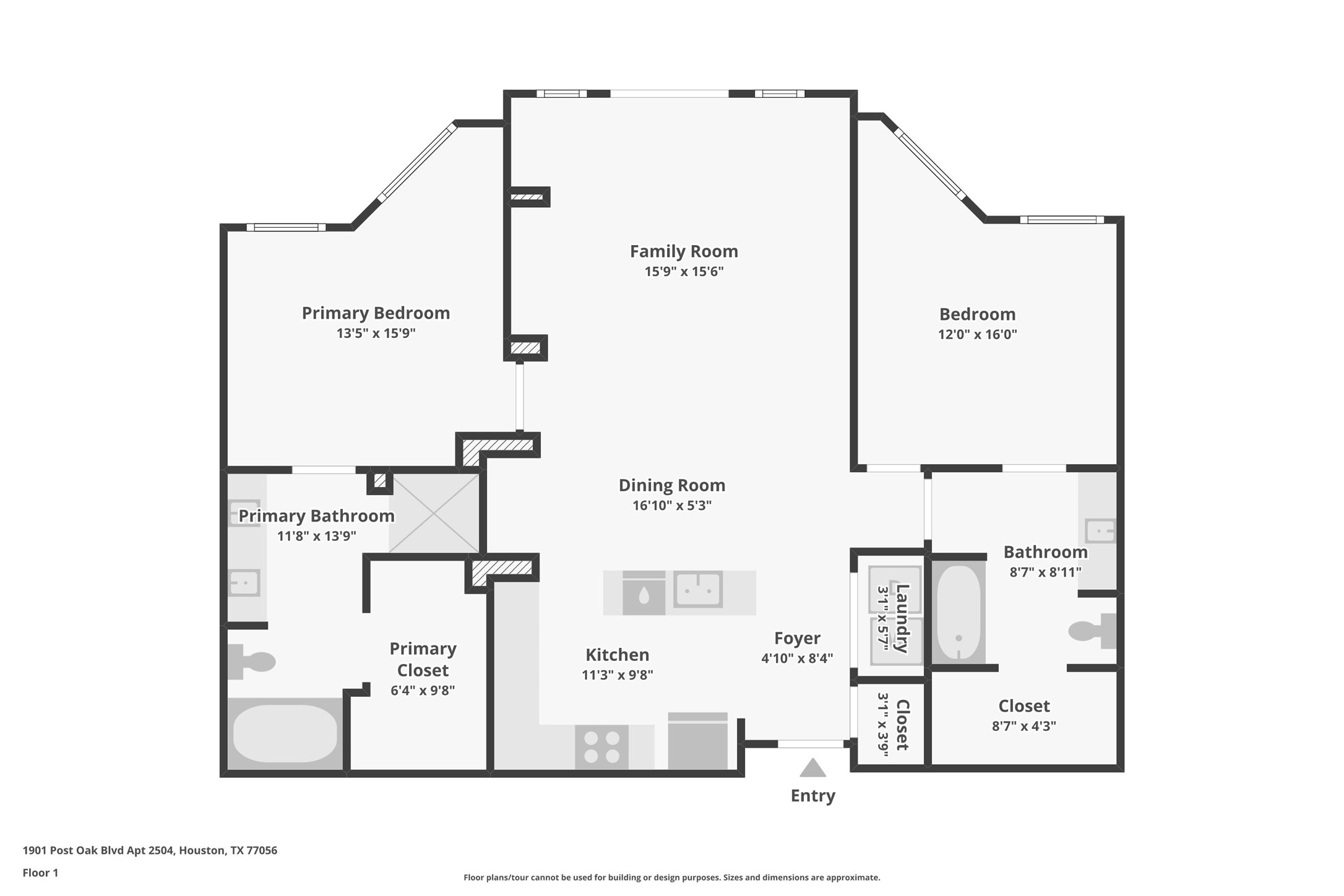 Floor plan- all measurements are approx