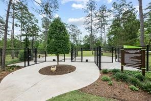Two dog parks so large and small dogs have their
own space to play.
