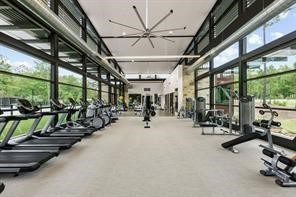 Located within the clubhouse, the state-of-the-art
gym is equipped with the latest cardio and
strength-training machines, allowing for a full
workout without leaving the neighborhood.