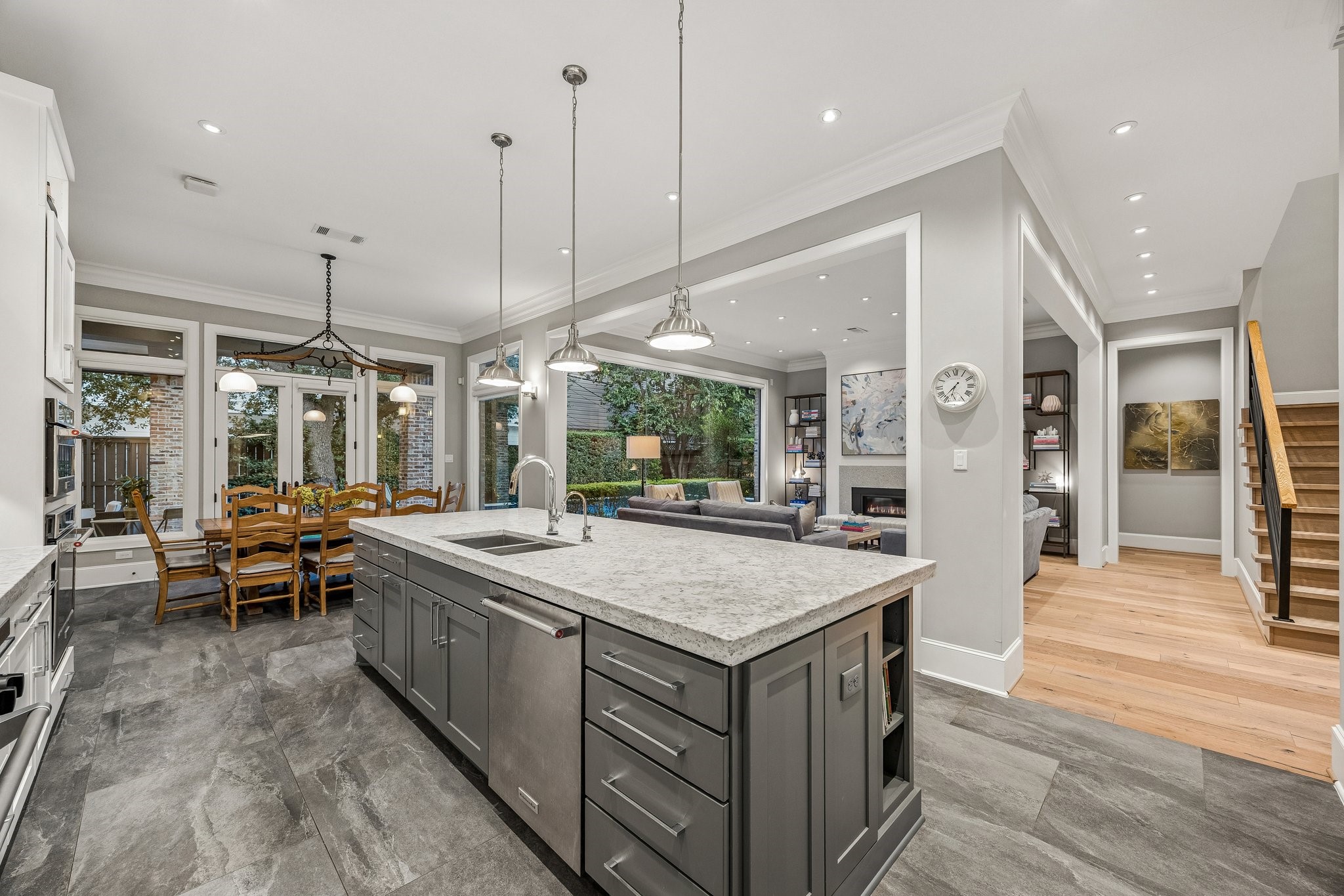 Another view of the Spacious Island Kitchen.