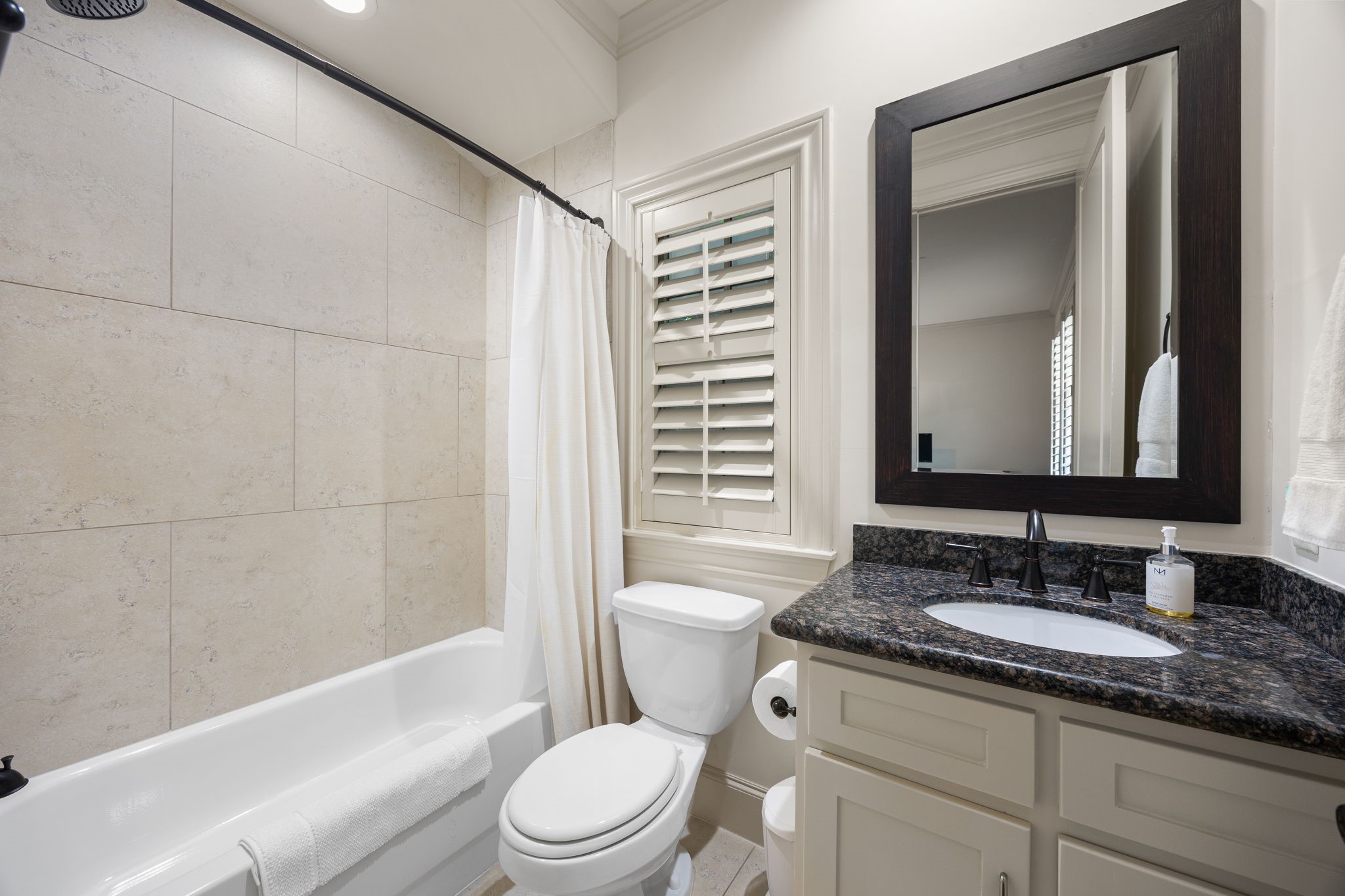 First floor secondary bathroom.