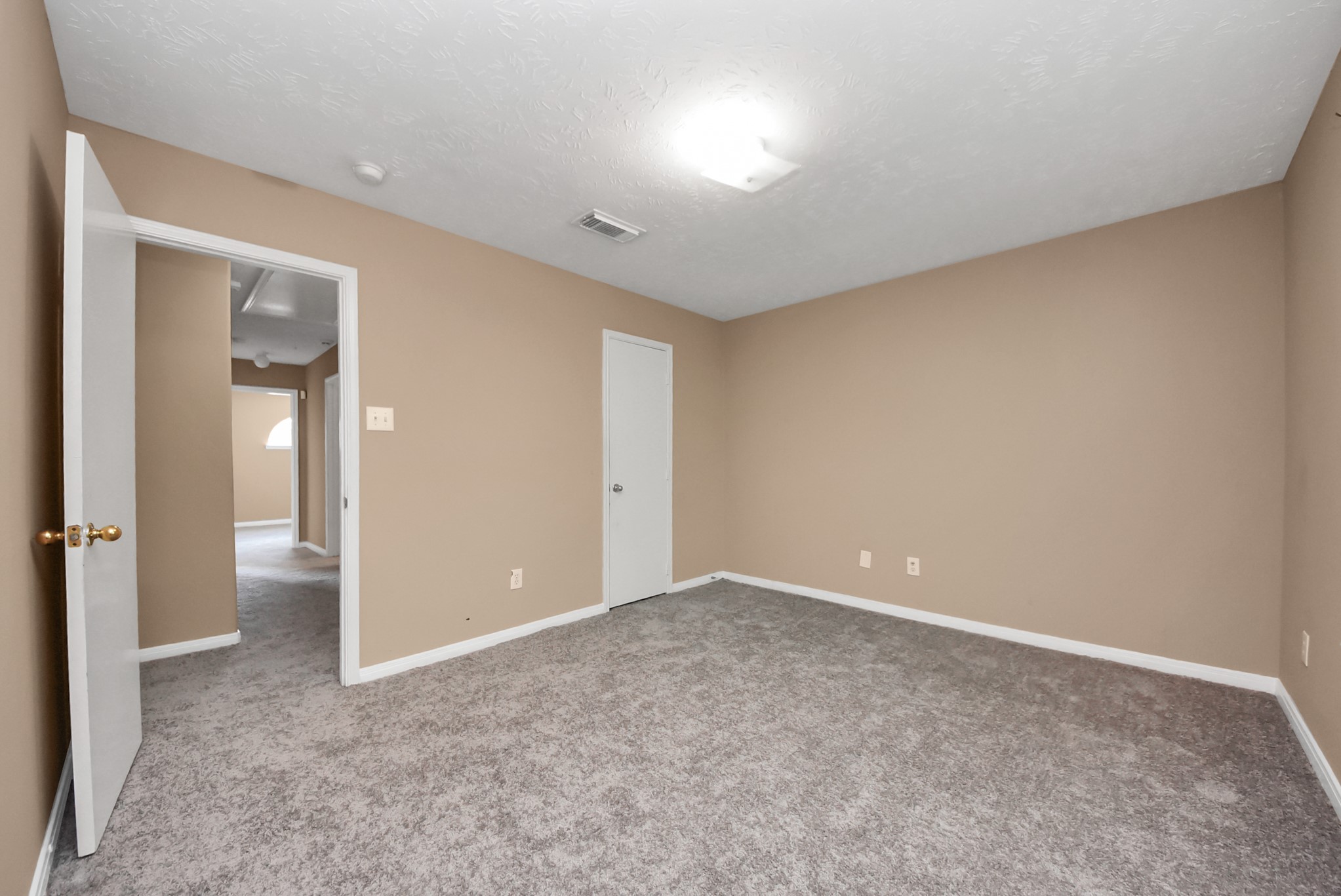 Bedroom #2. All bedrooms feature good-sized walk-in closets, providing plenty of storage space.