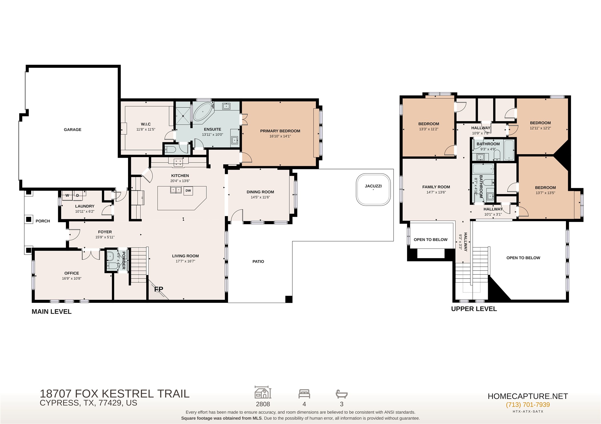 18707 Fox Kestrel Trail, Cypress, TX 77429