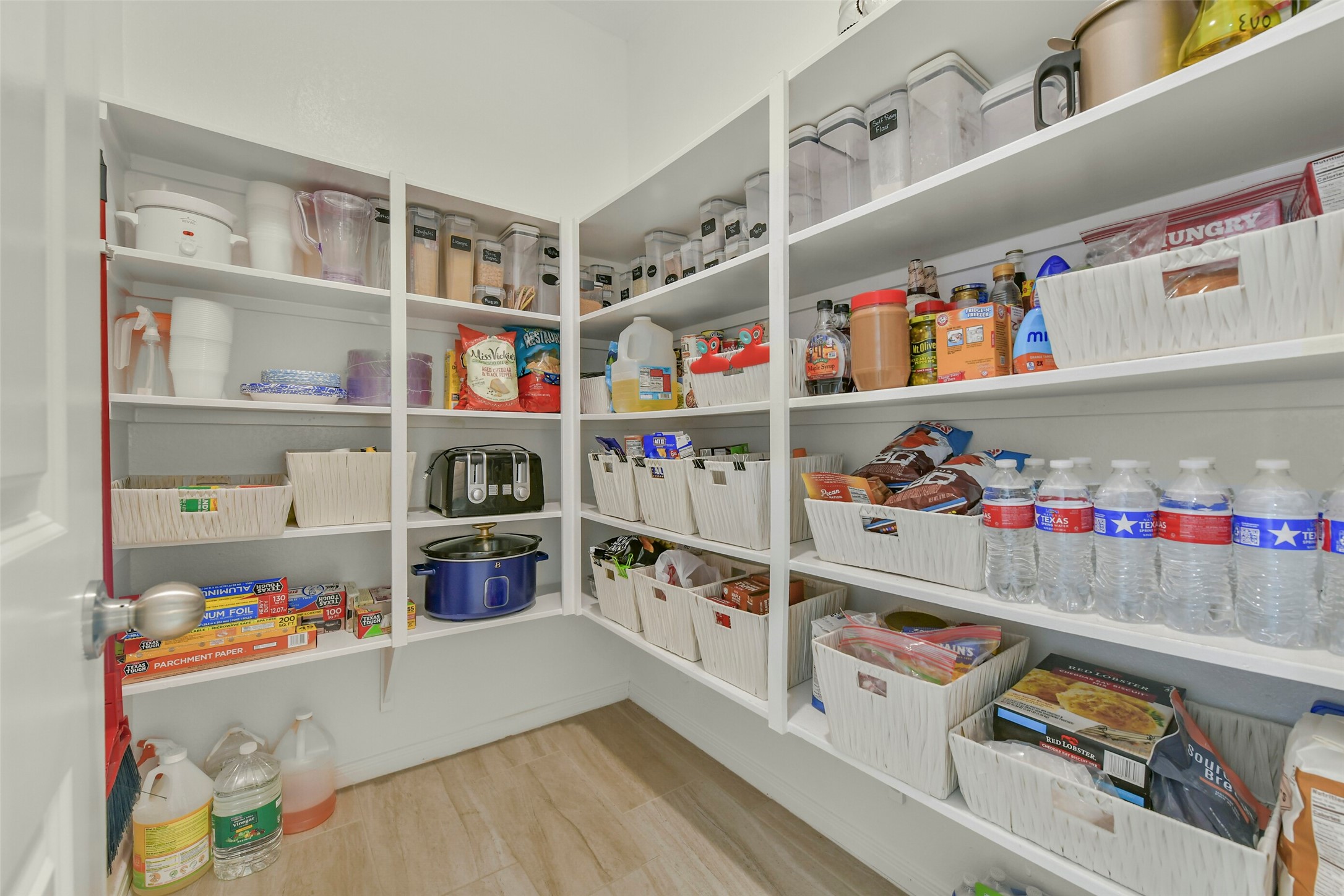 Huge walk-in Kitchen Pantry