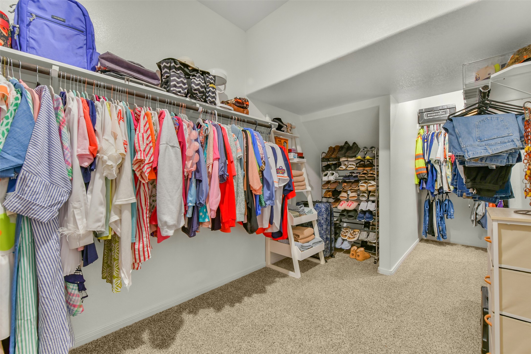 Large closet with plenty of space to organize all your items
