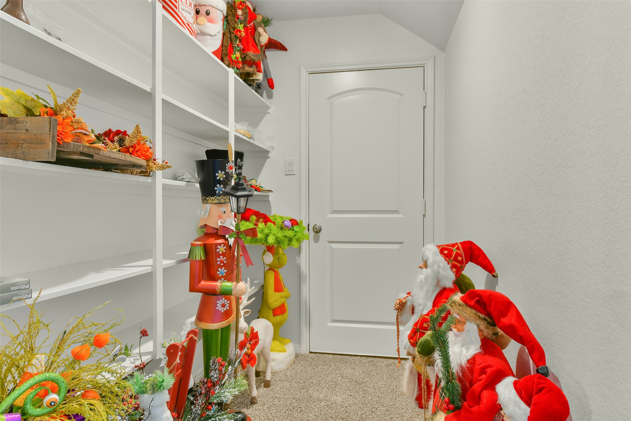 Large upstairs closet in game room perfect for that extra needed storage space