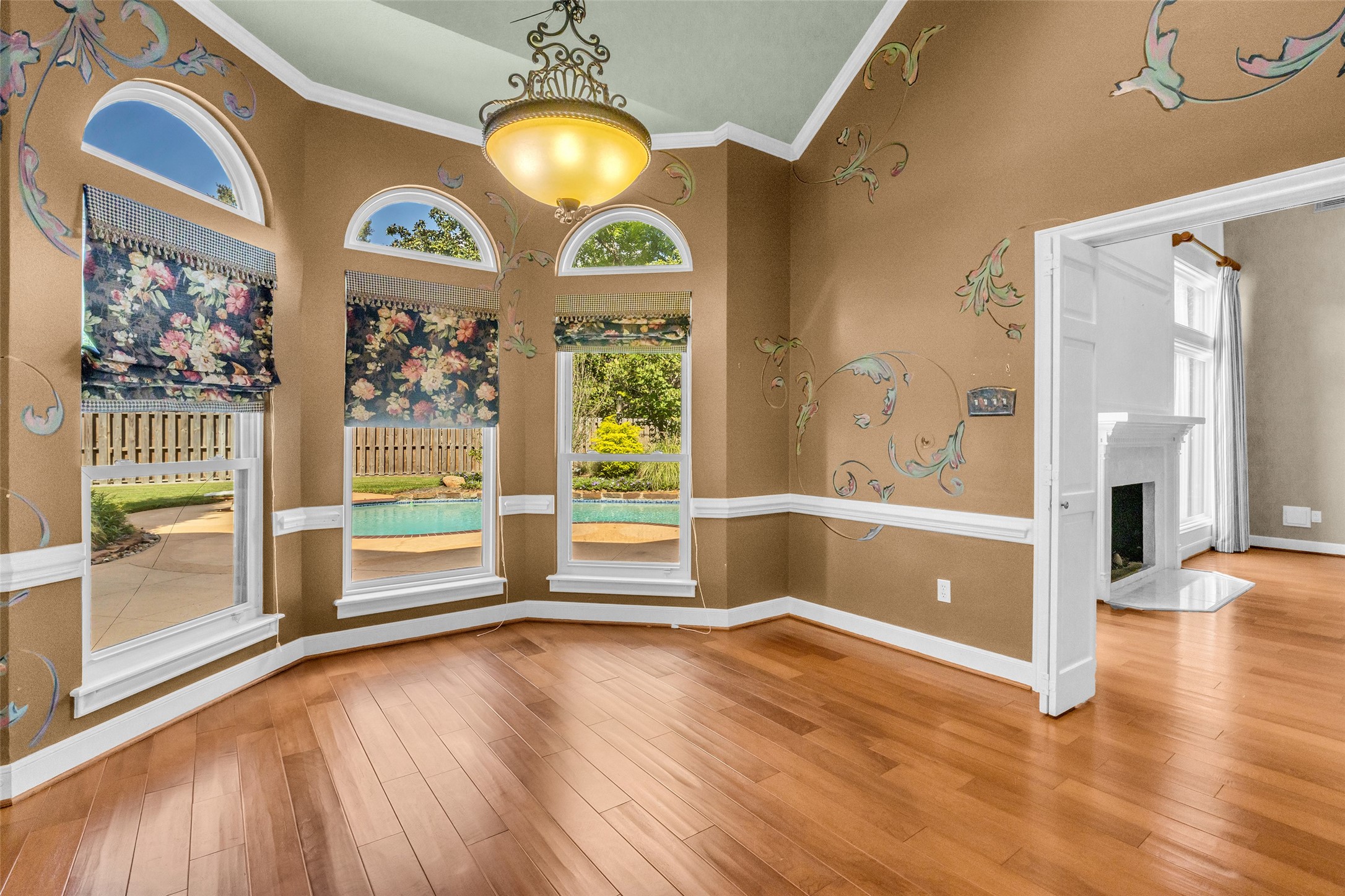 Breakfast nook off of Kitchen