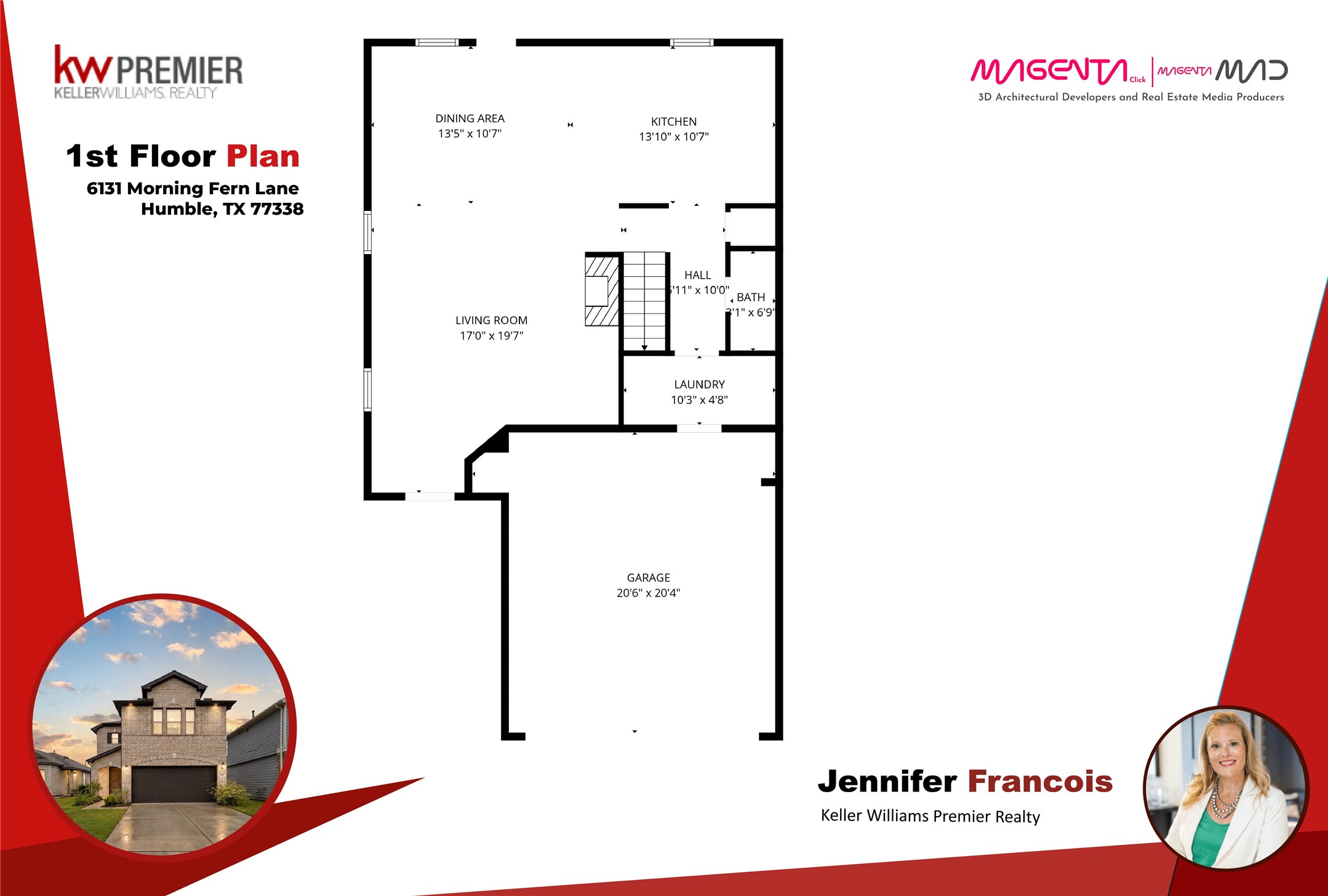 Floor plan provided as a courtesy for illustrative purposes only. All measurements, dimensions, room sizes, & layout details are approximate. Buyer to independently verify all information.