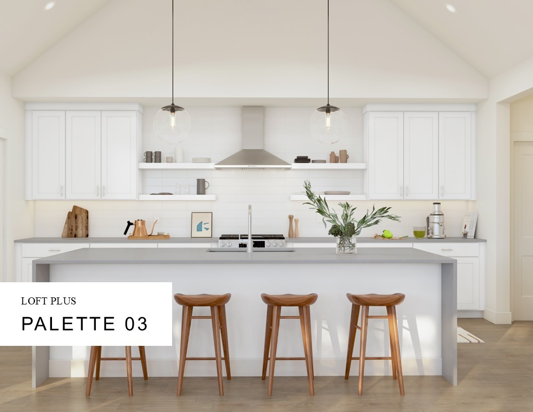 Loft Look Palette 3 Selection Sheet (*Artist rendering used for illustration purposes only.)