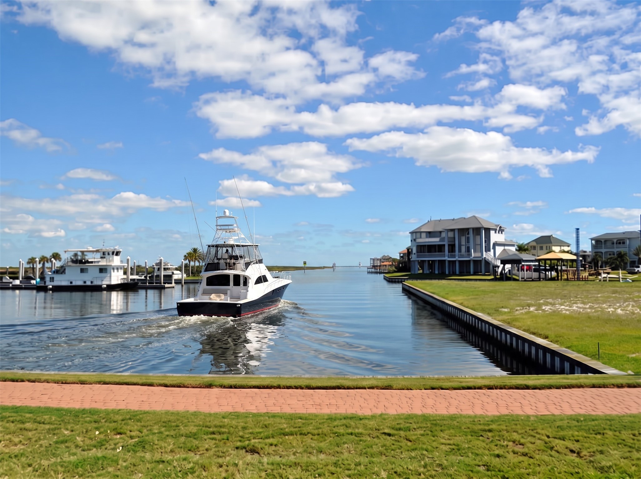 Imagine spending the day boat watching with a book off of the balcony of your future custom home.