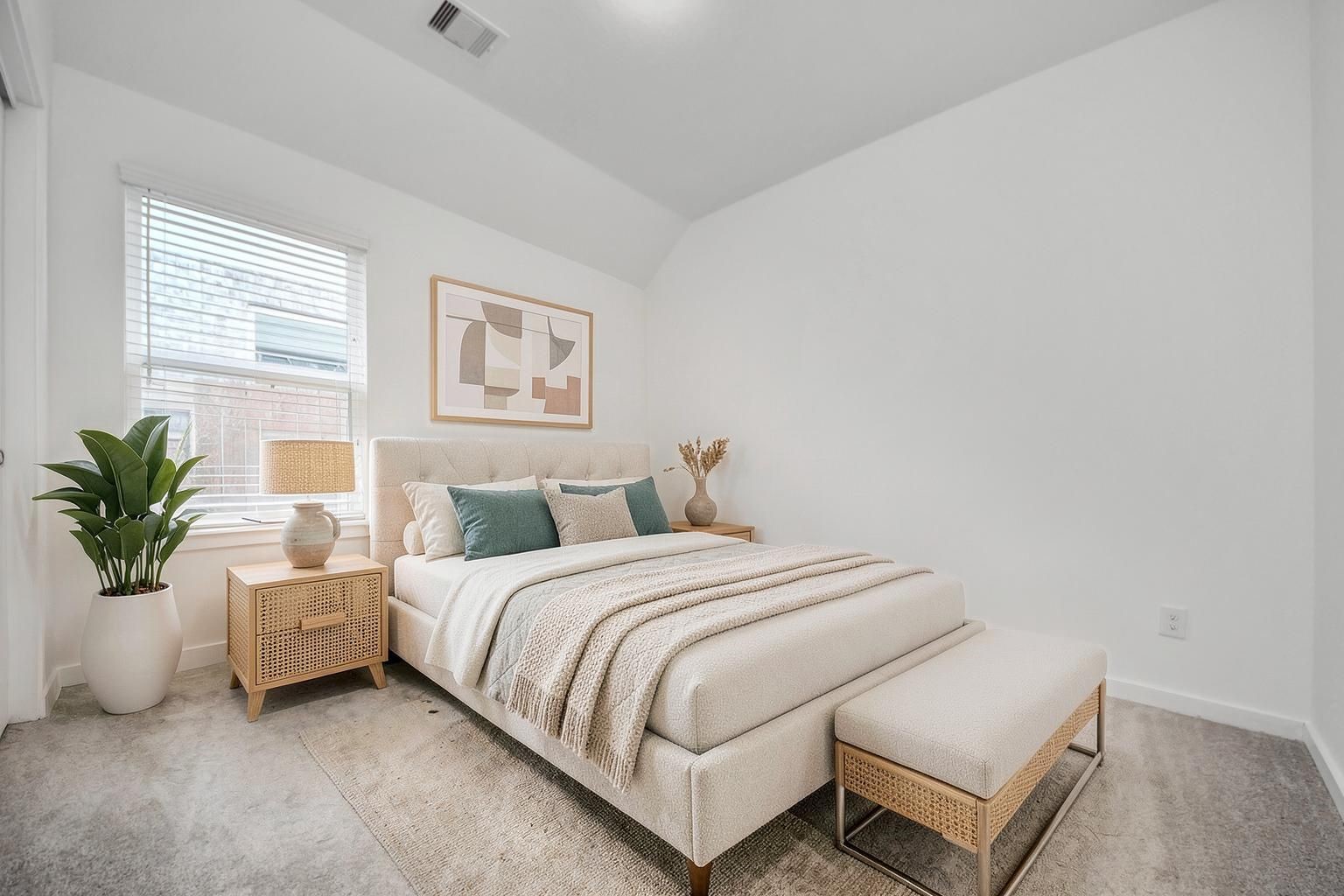 Virtually Staged - Secondary Bedroom. Sample photo of completed home with similar floor plan. Actual colors and selections may vary.