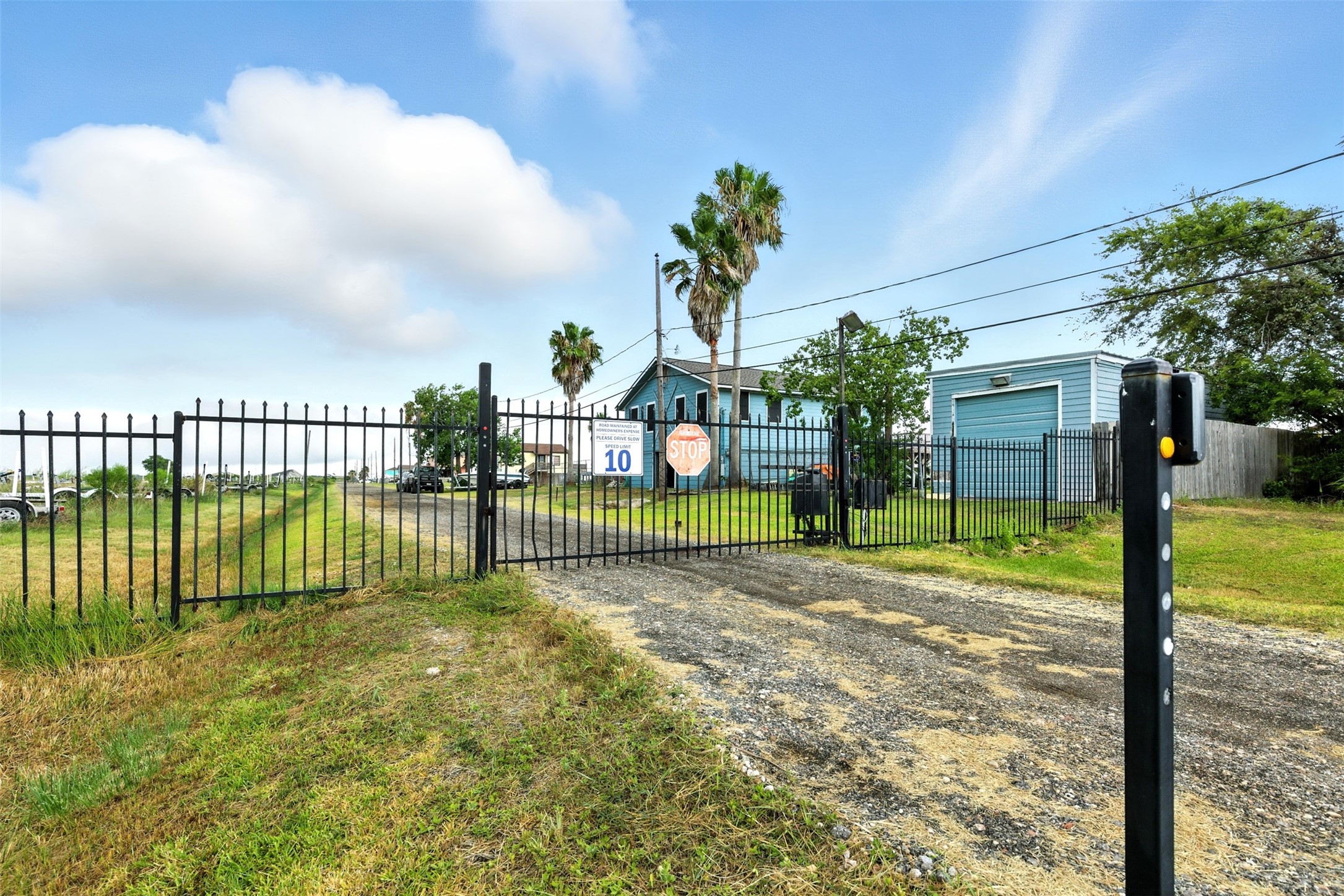 private gated street