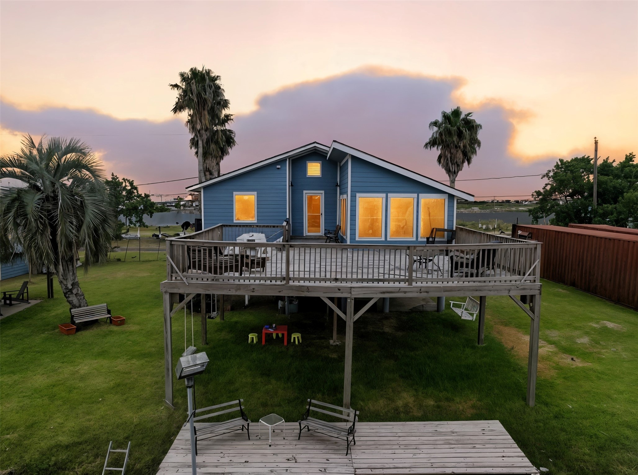 sunrise or sunset, the views are incredible from this property