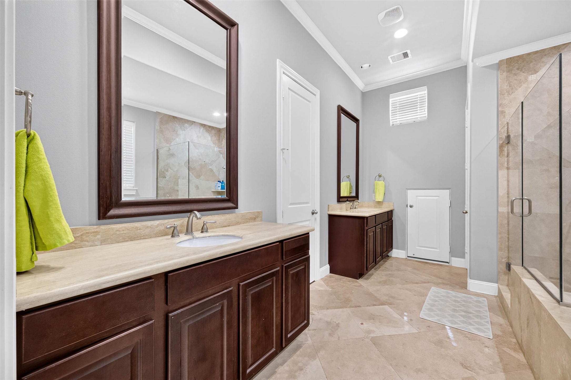 The primary ensuite offers a comfortable, functional space to start and end your day.