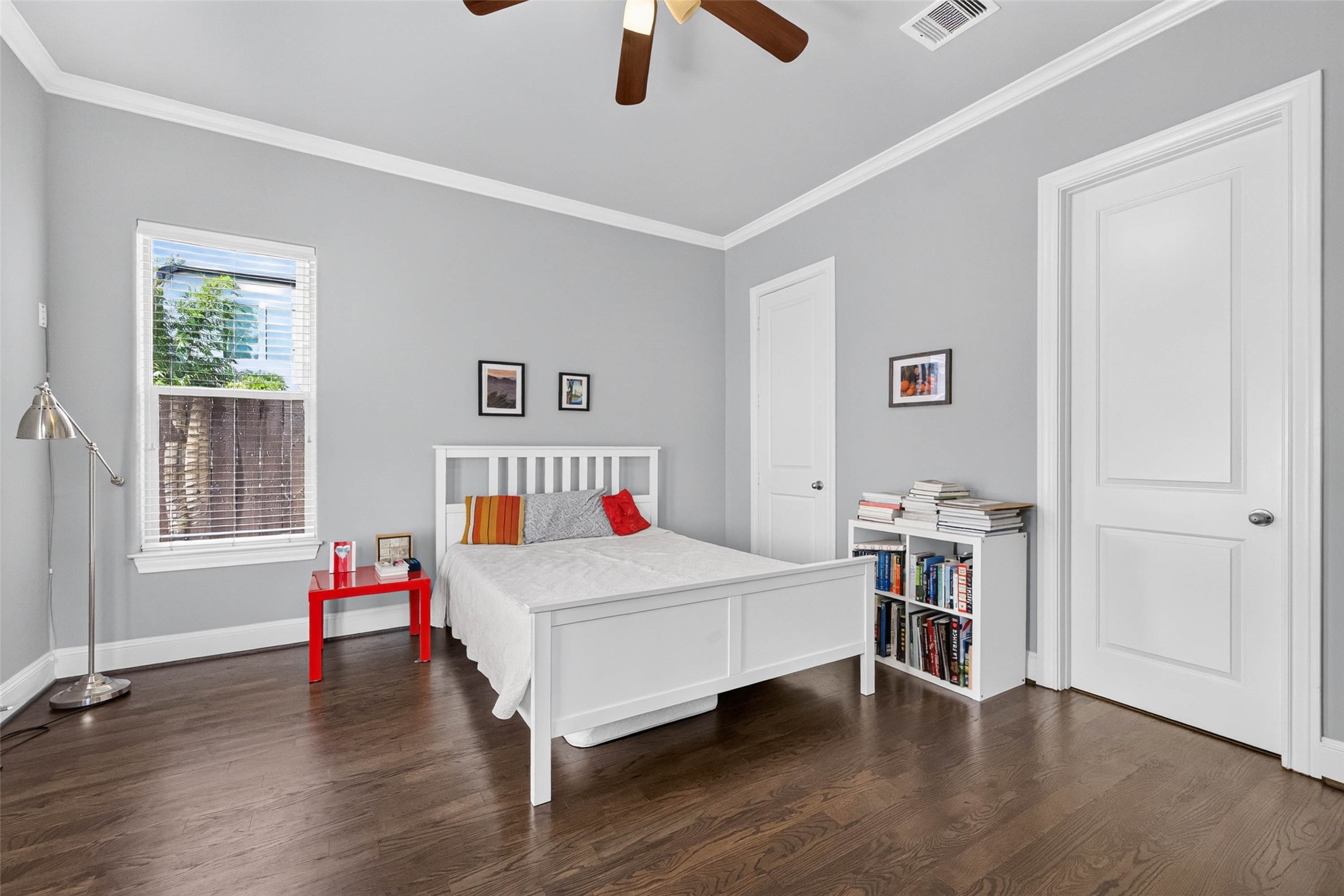 Another secondary bedroom with its own direct access to the backyard.