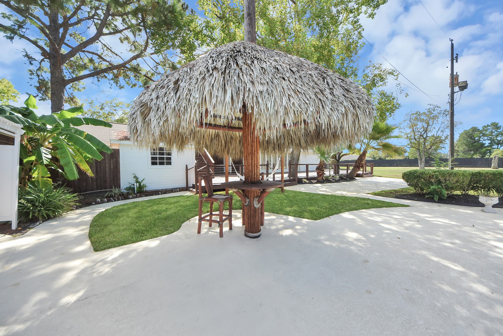 A dreamy small palapa for those late nights by the pool!