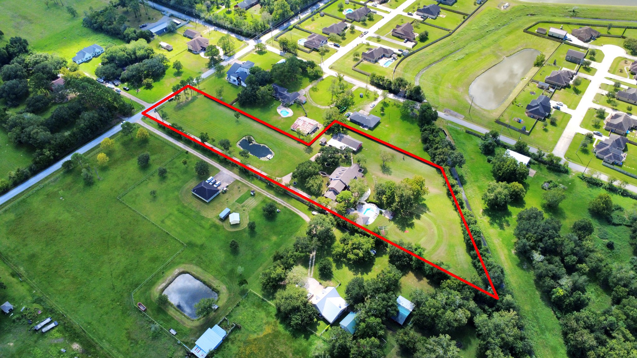 A view of the area from above !