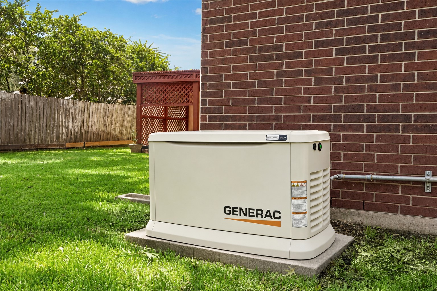 HOUSE COMES WITH ADDED PEACE OF MIND WITH A GENERAC GENERATOR!