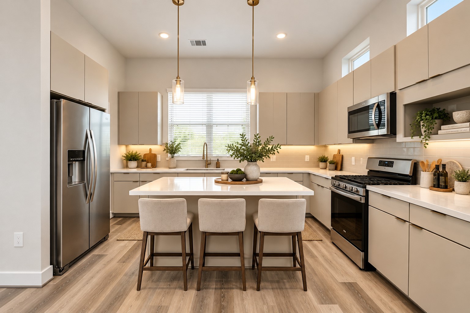 2nd Floor Dining/kitchen area/virtually staged