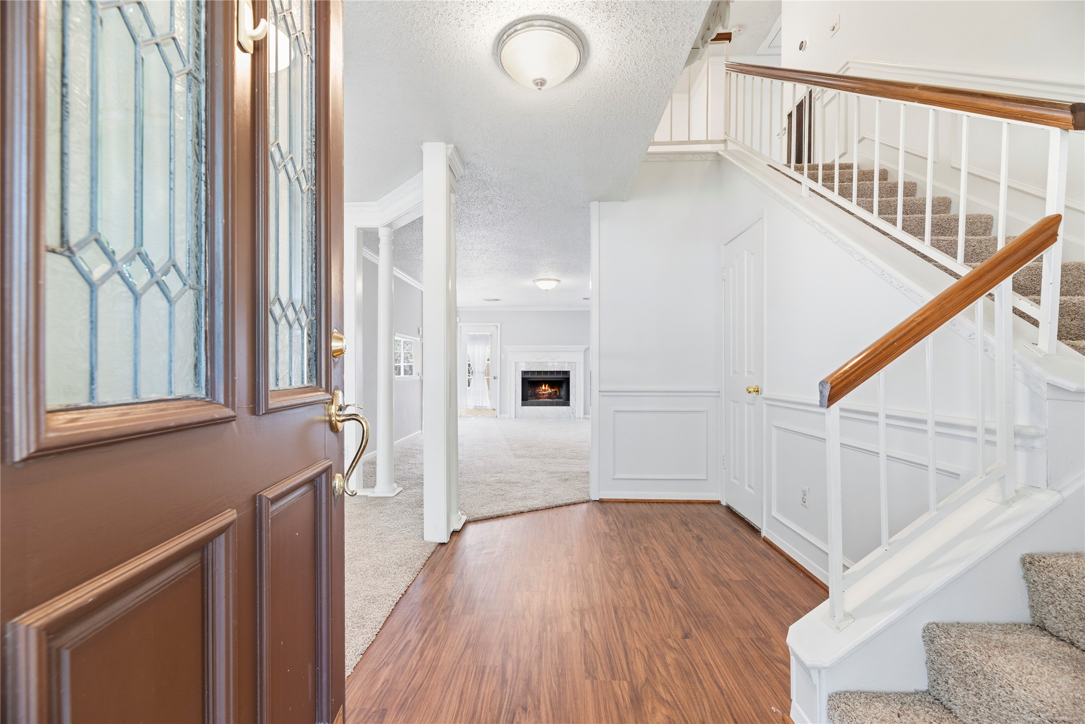 Welcome home! Fresh paint, brand new carpet, light and bright spaces!