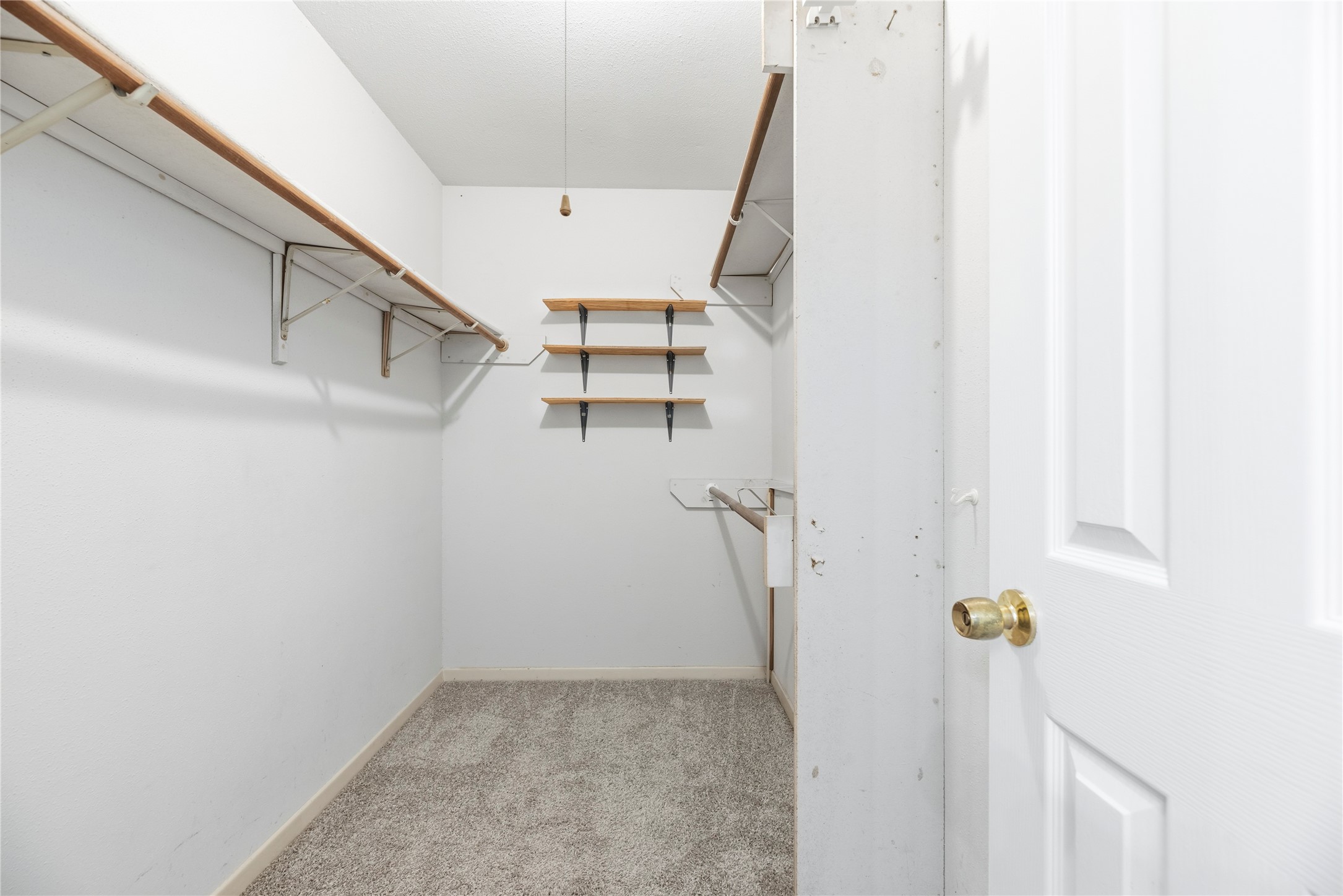 Large walk-in closet.