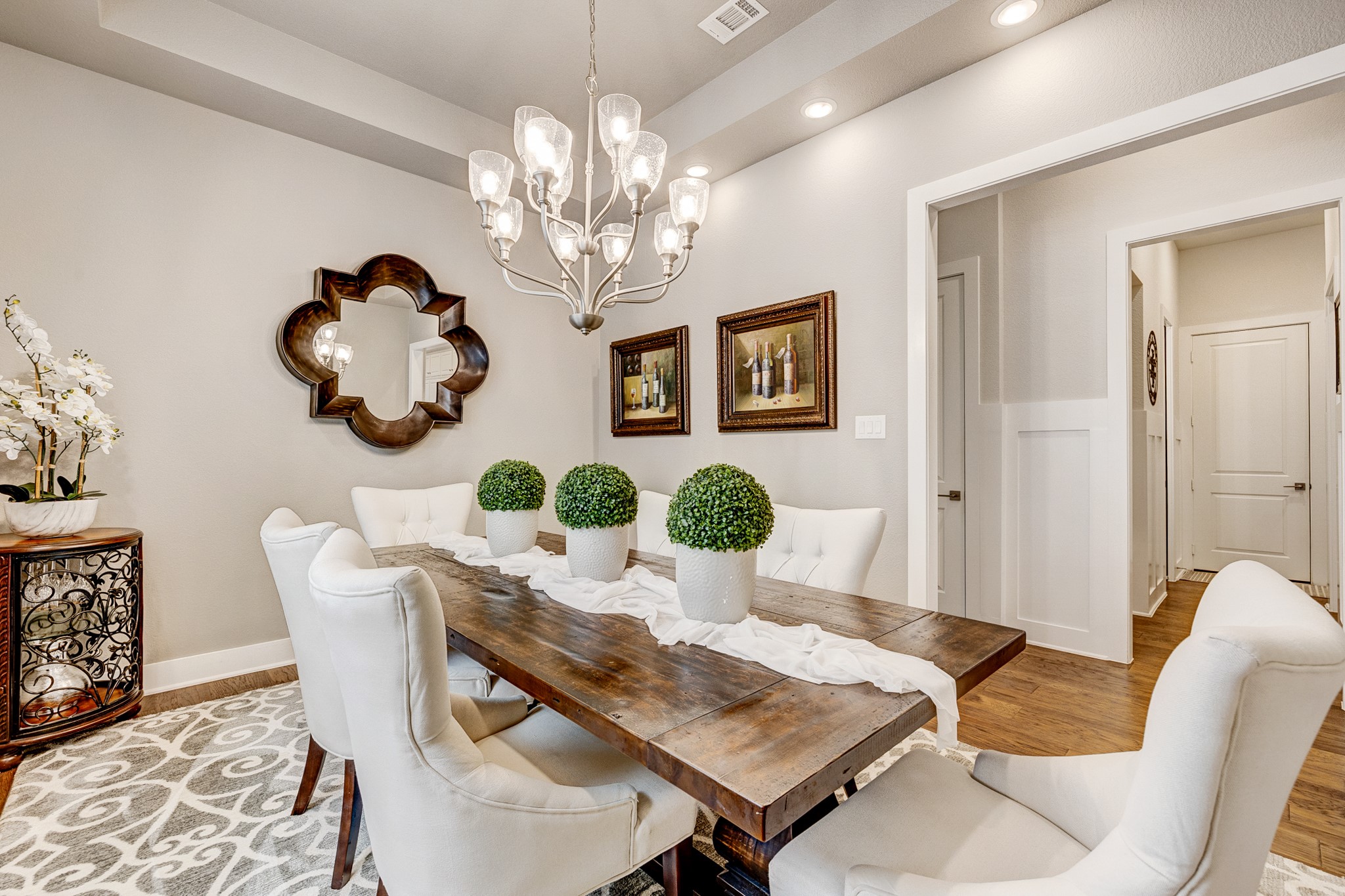 With open access to the entry way and kitchen this space will be perfect to entertain family and friends With open access to the entry way and kitchen this space will be perfect to entertain family and friends