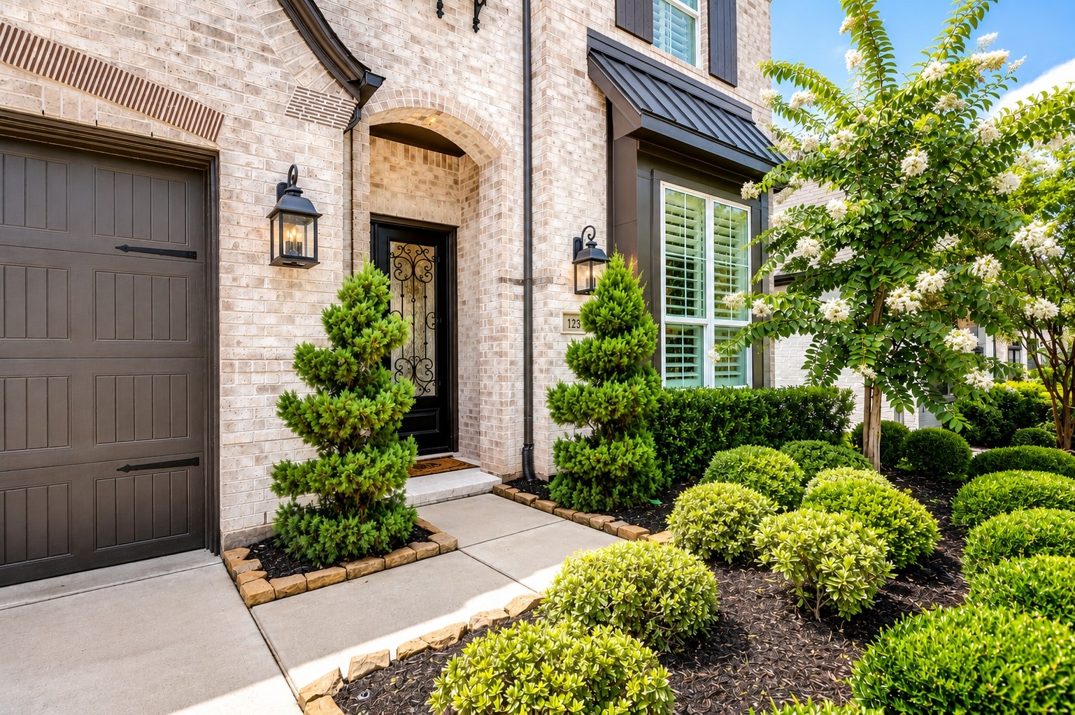 Upgraded landscaping and irrigation Upgraded landscaping and irrigation
