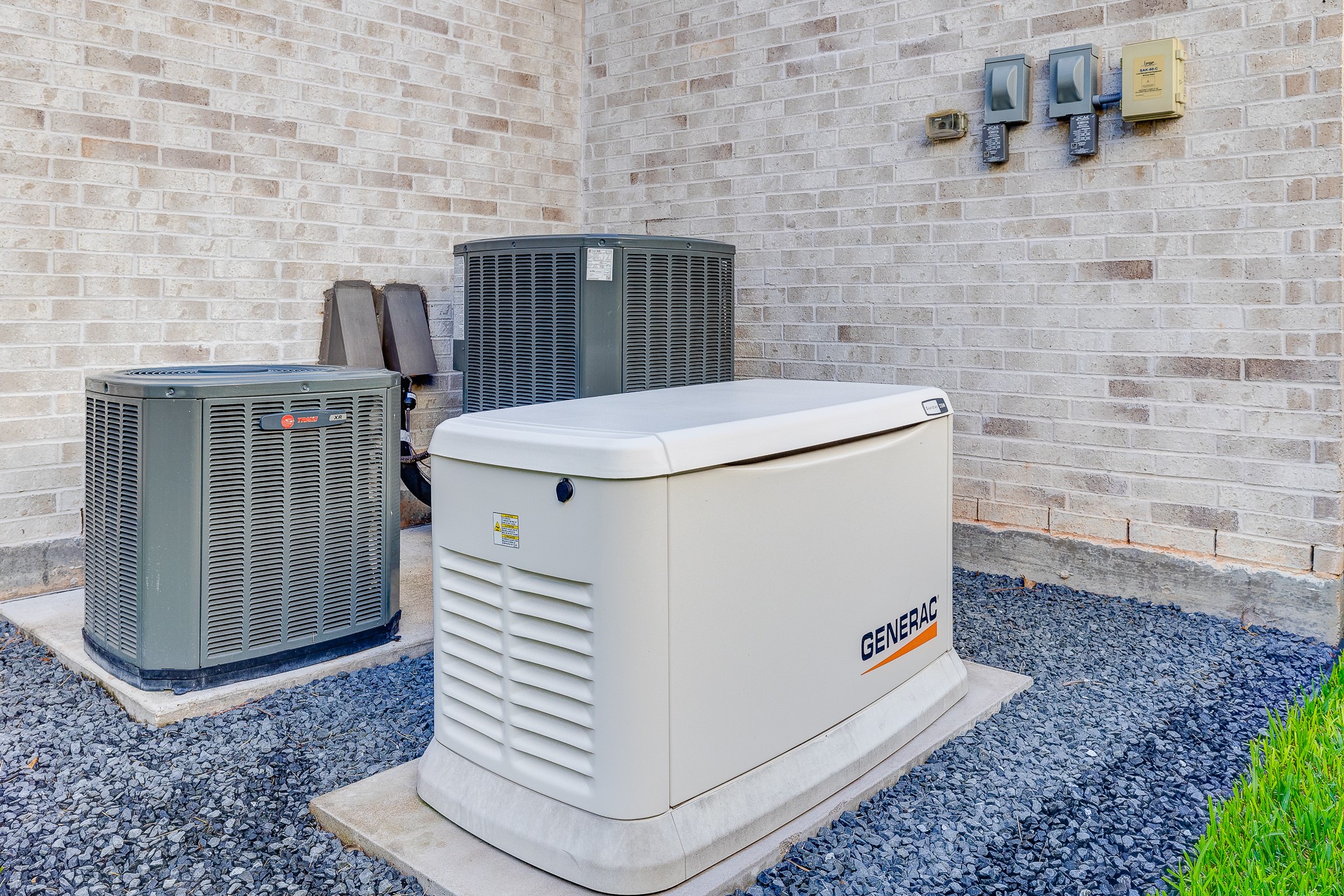 Peace of Mind, Built In: Equipped with a Generac home generator, providing reliable backup power when Mother Natureor the power gridhas other plans.