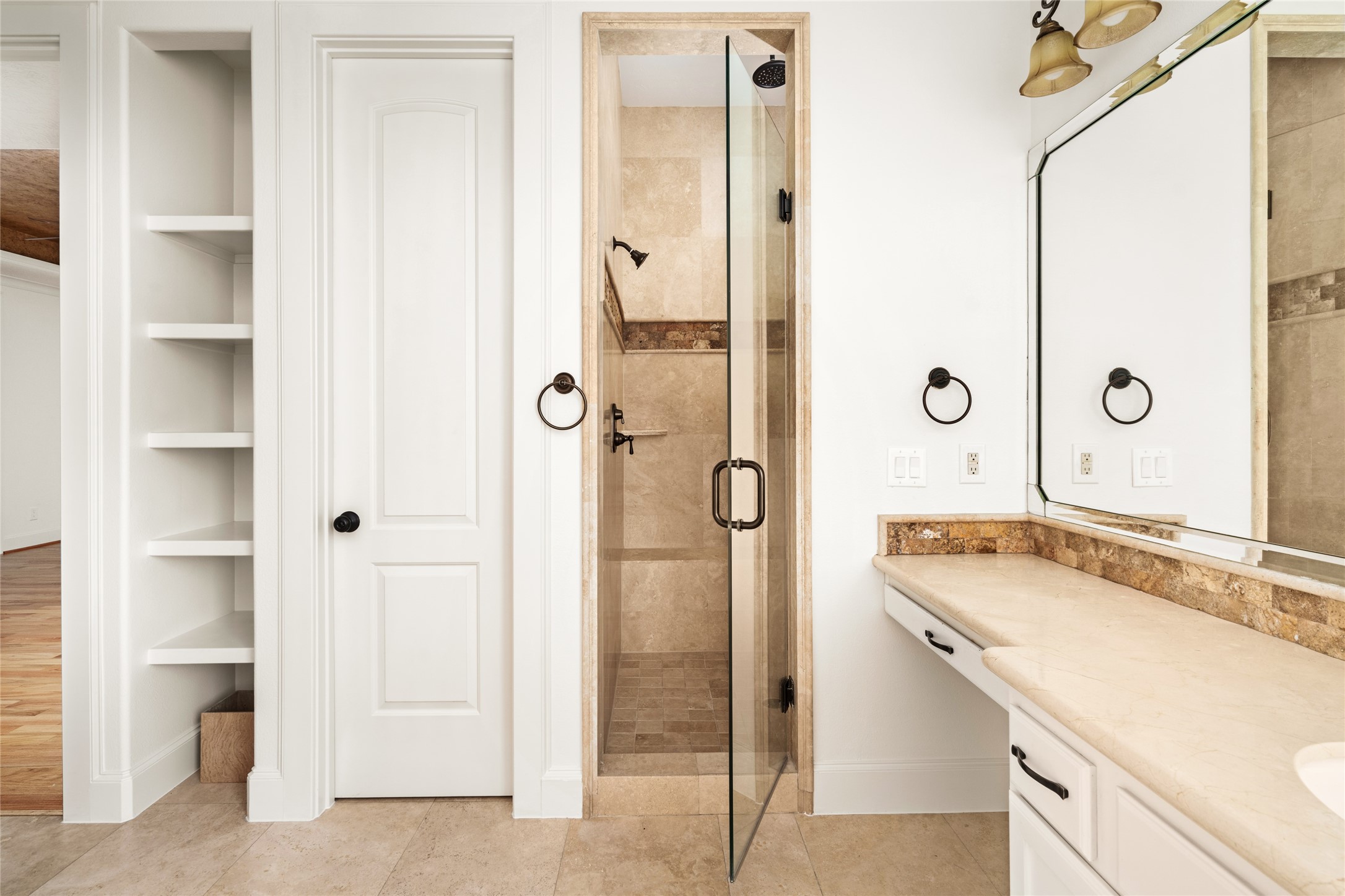 Third floor - Walk in shower with rain shower head.