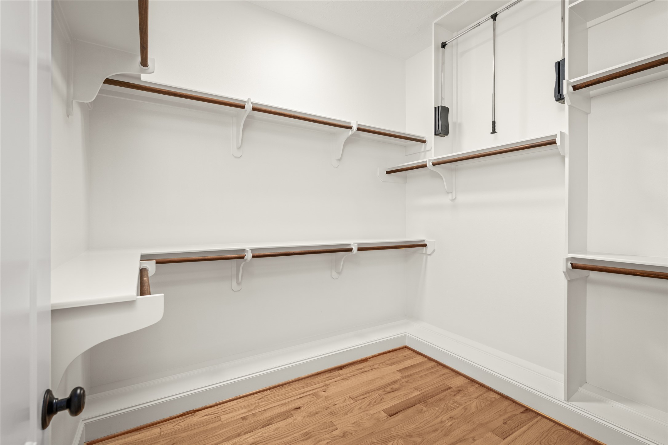 Plenty of space in this primary suite closet.