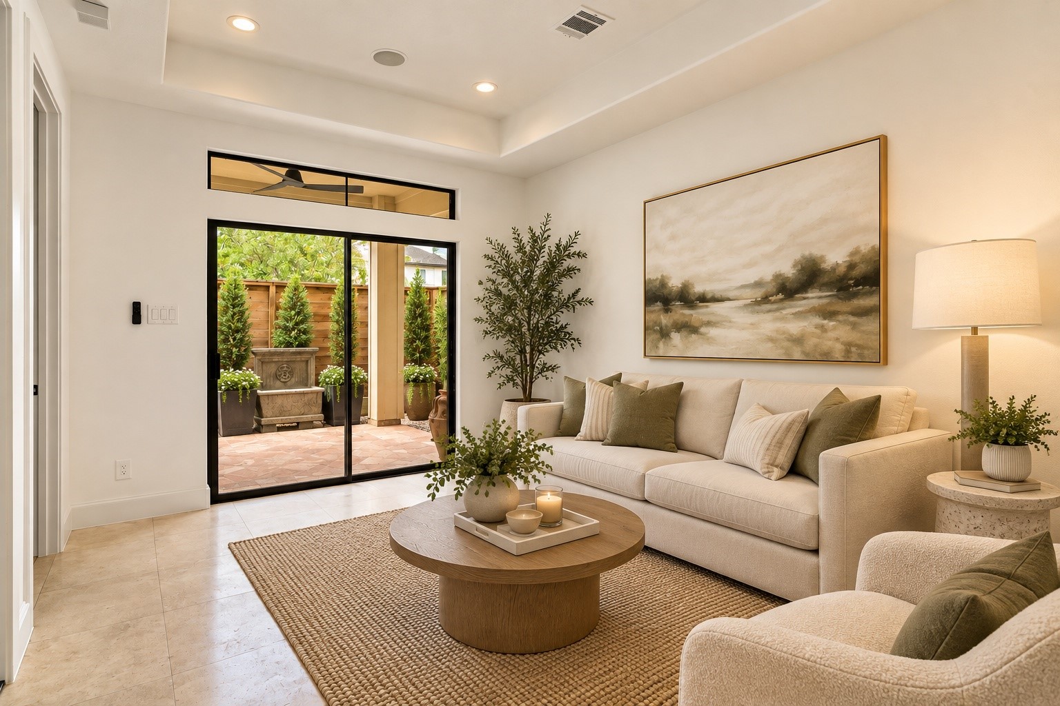 Virtually staged first floor leaving room/flex space.